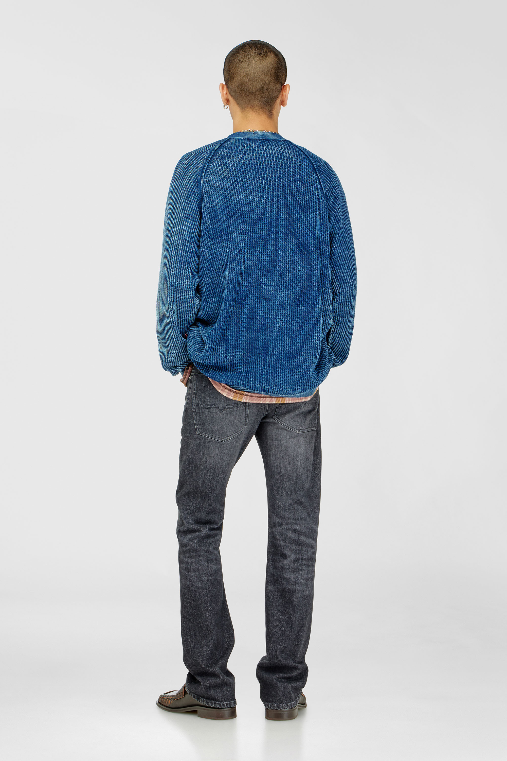 Diesel - Bootcut Jeans 2007 Zatiny 09N48 Homme, Noir/Gris fonc&eacute; - Image 3