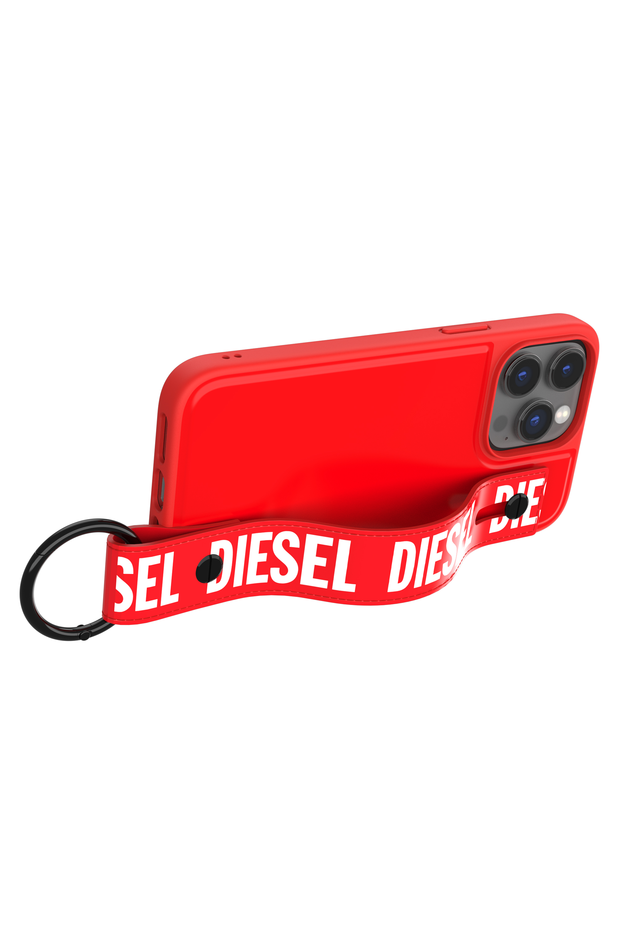 Diesel - 50288 MOULDED CASE, Coque avec bande rétractable pur iPhone 14 Pro Max Mixte in Rouge - 5
