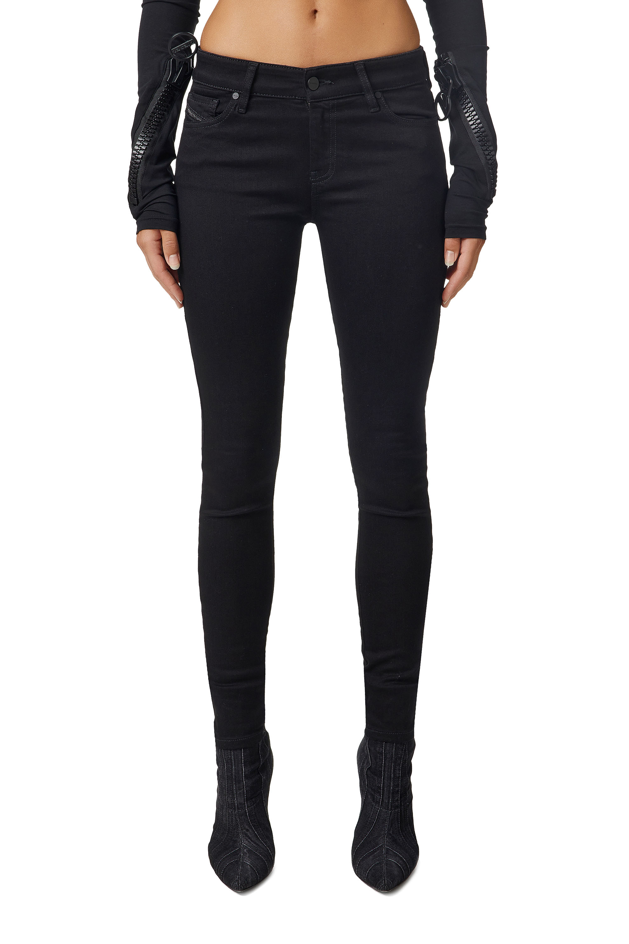 Slandy 069EF, Schwarz/Dunkelgrau - Jeans