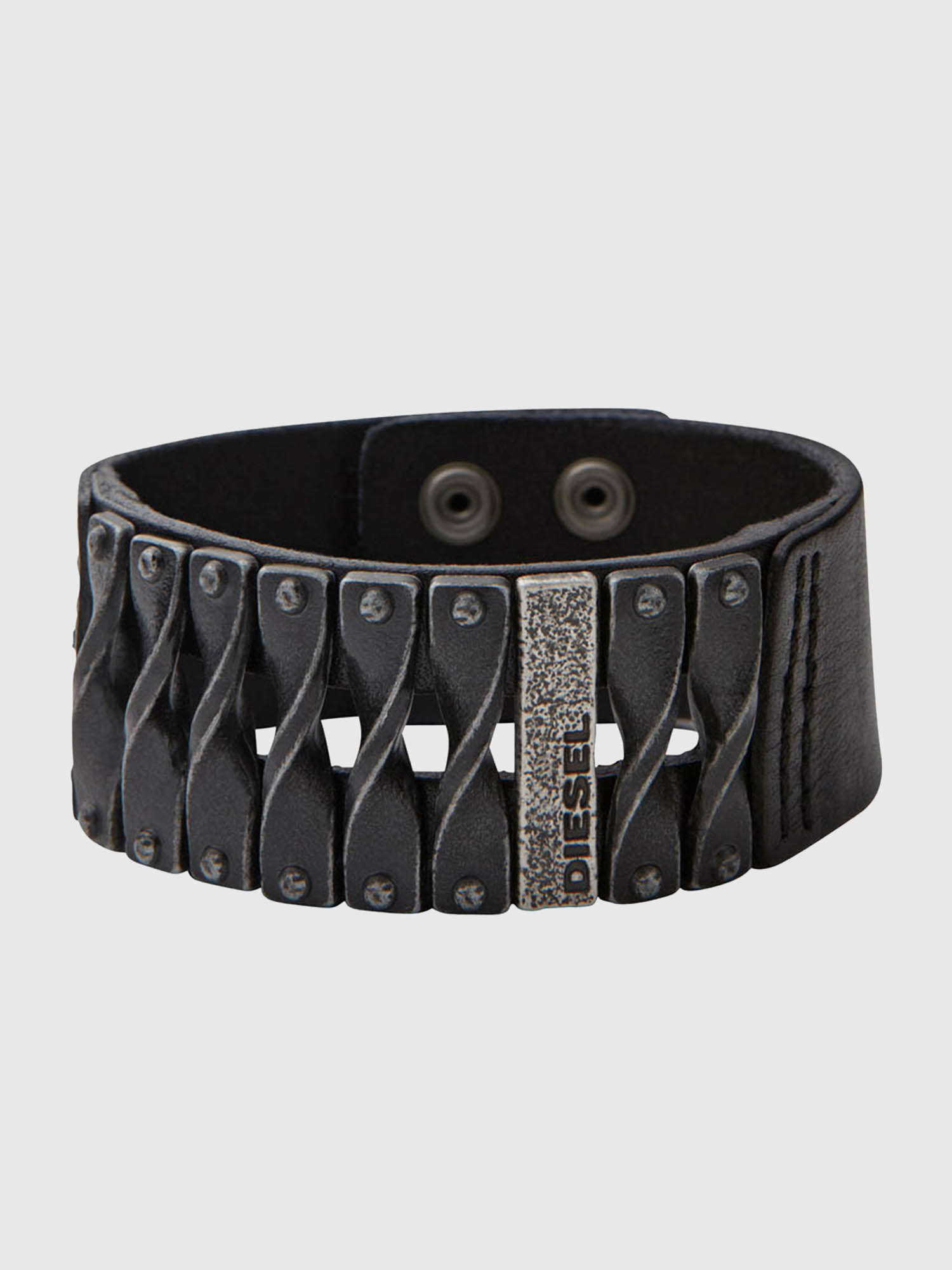 Diesel - DXM579, Herren Armband aus Messing in Schwarz - 1