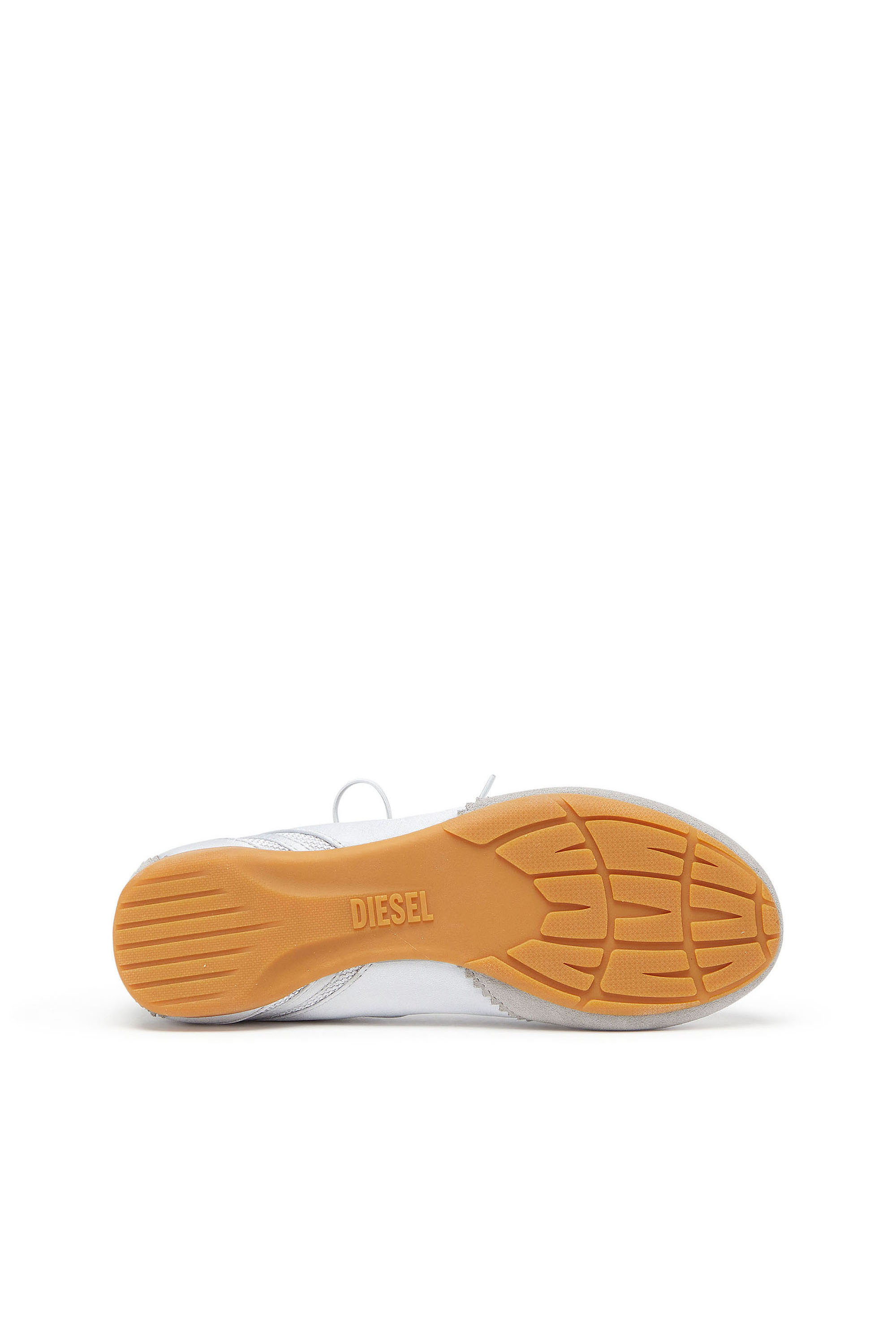 Diesel - D-MILE BALLERINA LACE UP II W, D-Mile - Ballerine in pelle e mesh Donna in Blu - 5