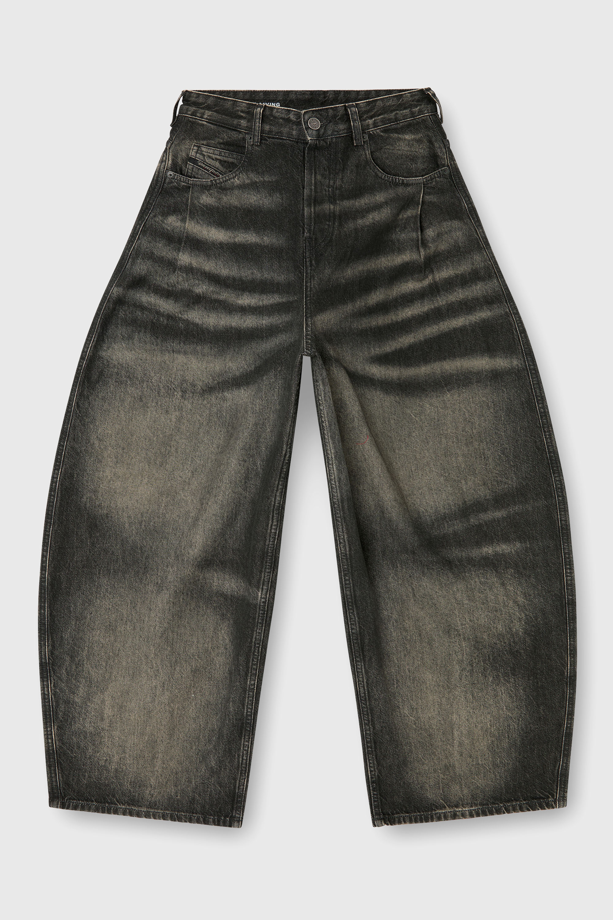 Diesel - Damen Relaxed Jeans 1987 D-Khelz 09R33, Schwarz/Dunkelgrau - 6