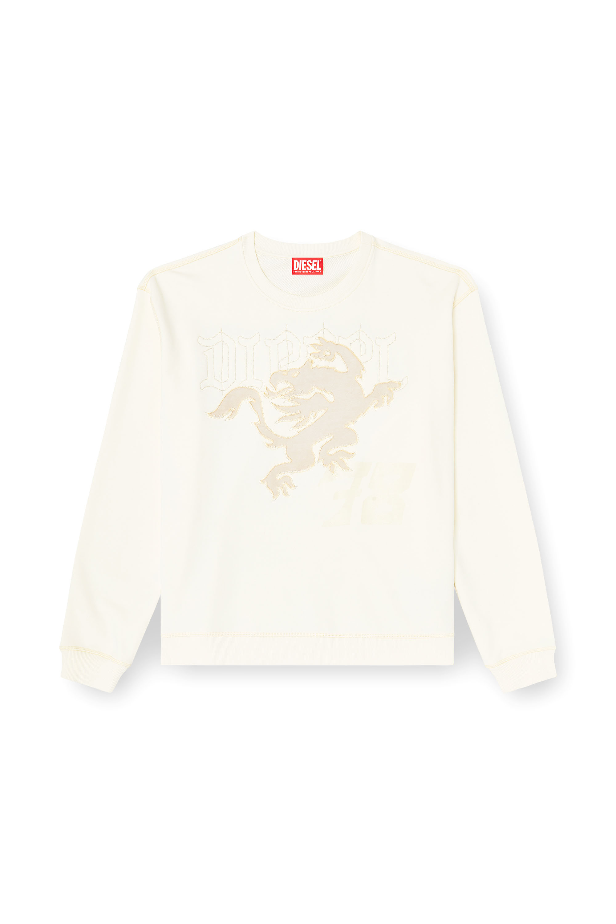 Diesel - S-NORM-AA3, Felpa con ricamo e stampa Uomo in ToBeDefined - 3