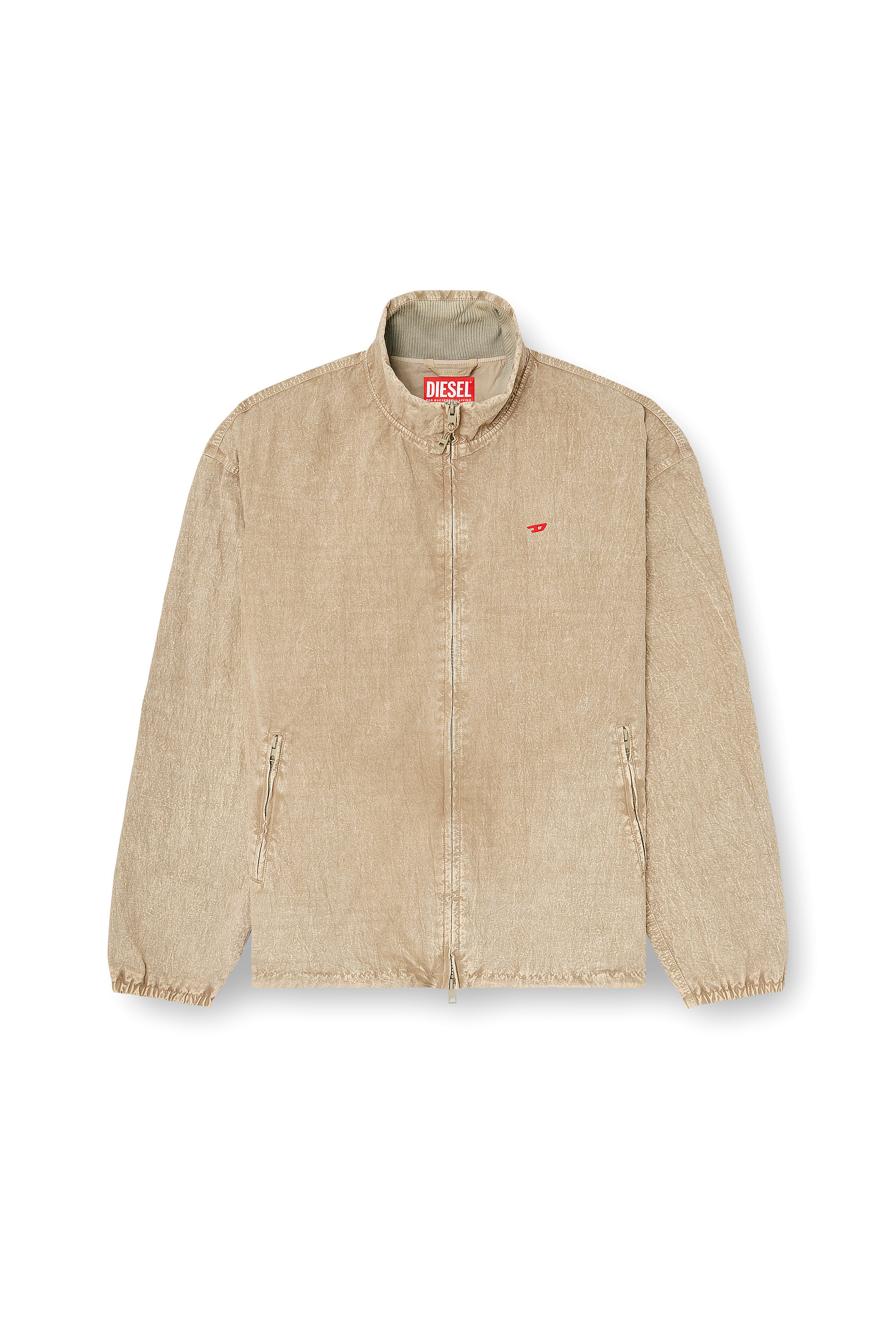 Diesel - J-CORSE-PLBH, Herren Jacke aus taslan mit spezieller Beschichtung in Beige - 3