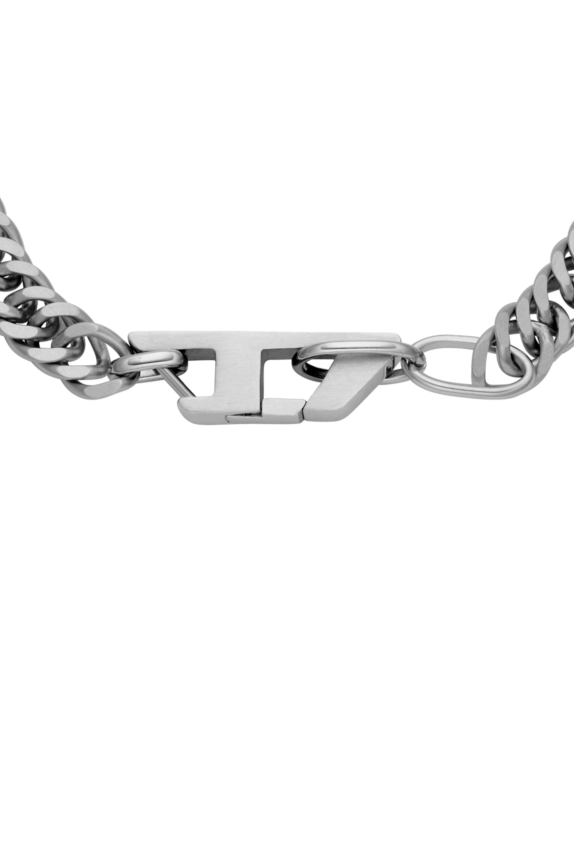 Diesel - DX1510, Bracelet cha&icirc;ne en acier inoxydable Mixte in Gris argent&eacute; - 2