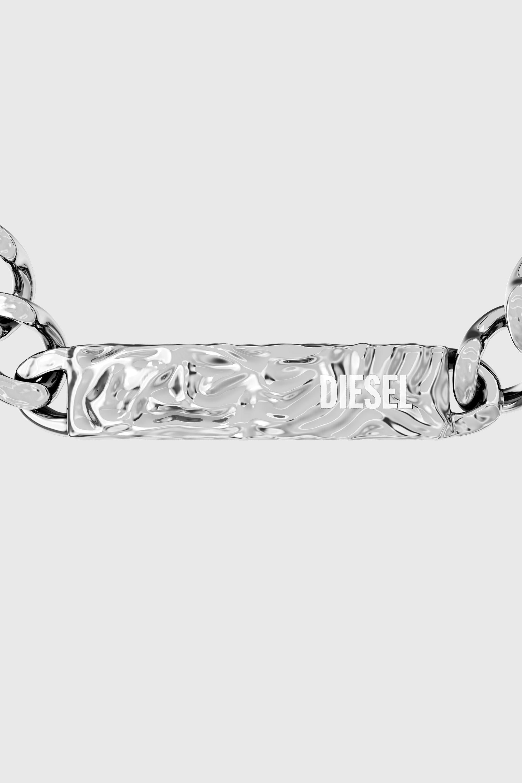 Diesel - DX1732040, Unisex ID-Armband aus Edelstahl in Silber - 3