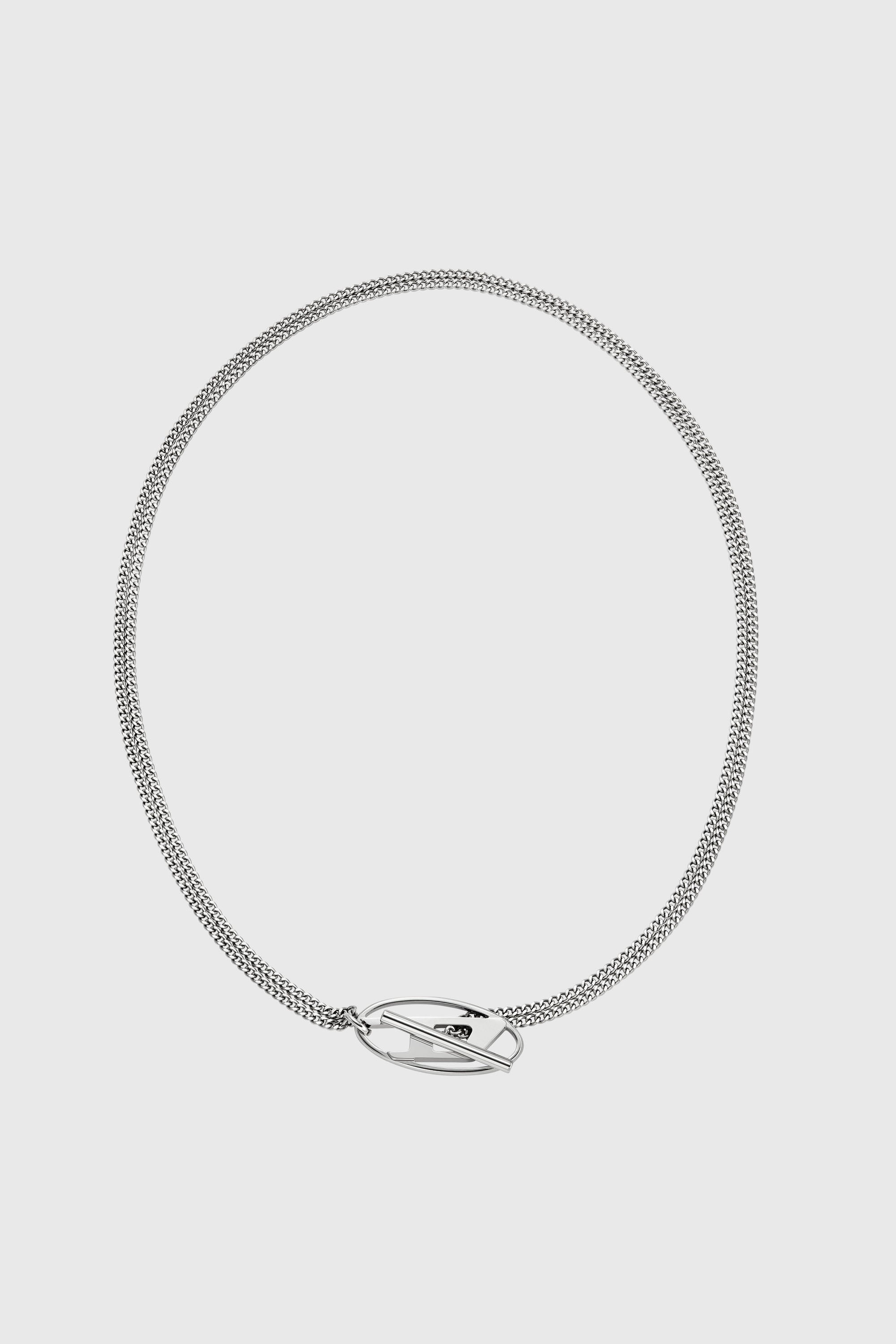 Diesel - DX1534040, Collier cha&icirc;ne en acier inoxydable Mixte in Gris argent&eacute; - 1
