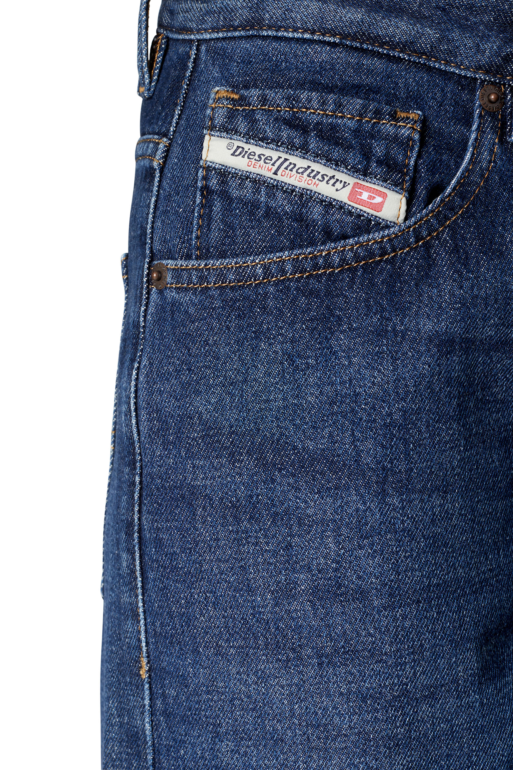 Diesel - Straight Jeans 1999 D-Reggy 09C03, Blu Scuro - Image 3