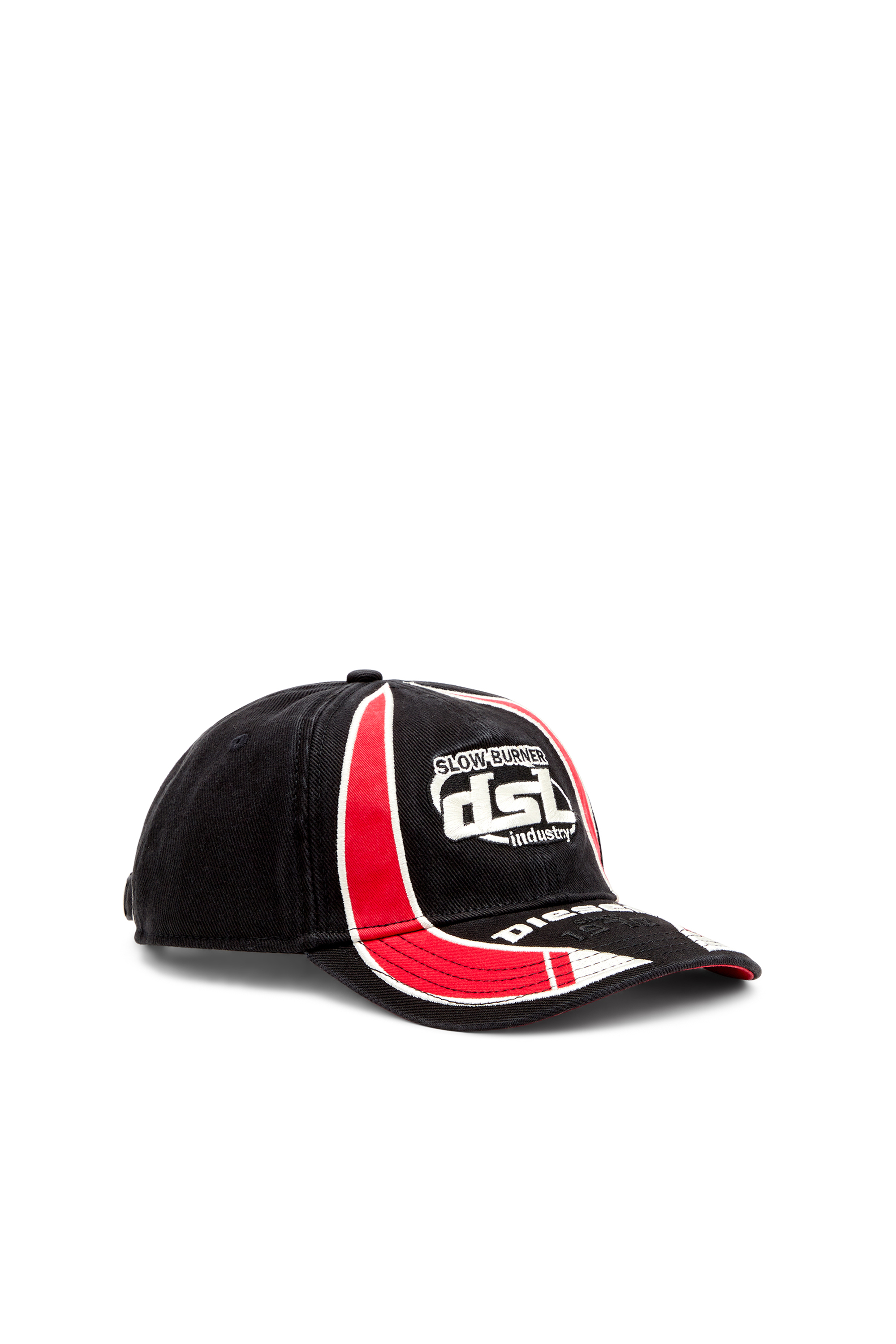 Diesel - C-ARSON, Casquette de baseball avec empiècements brodés Homme in Polychrome - 2