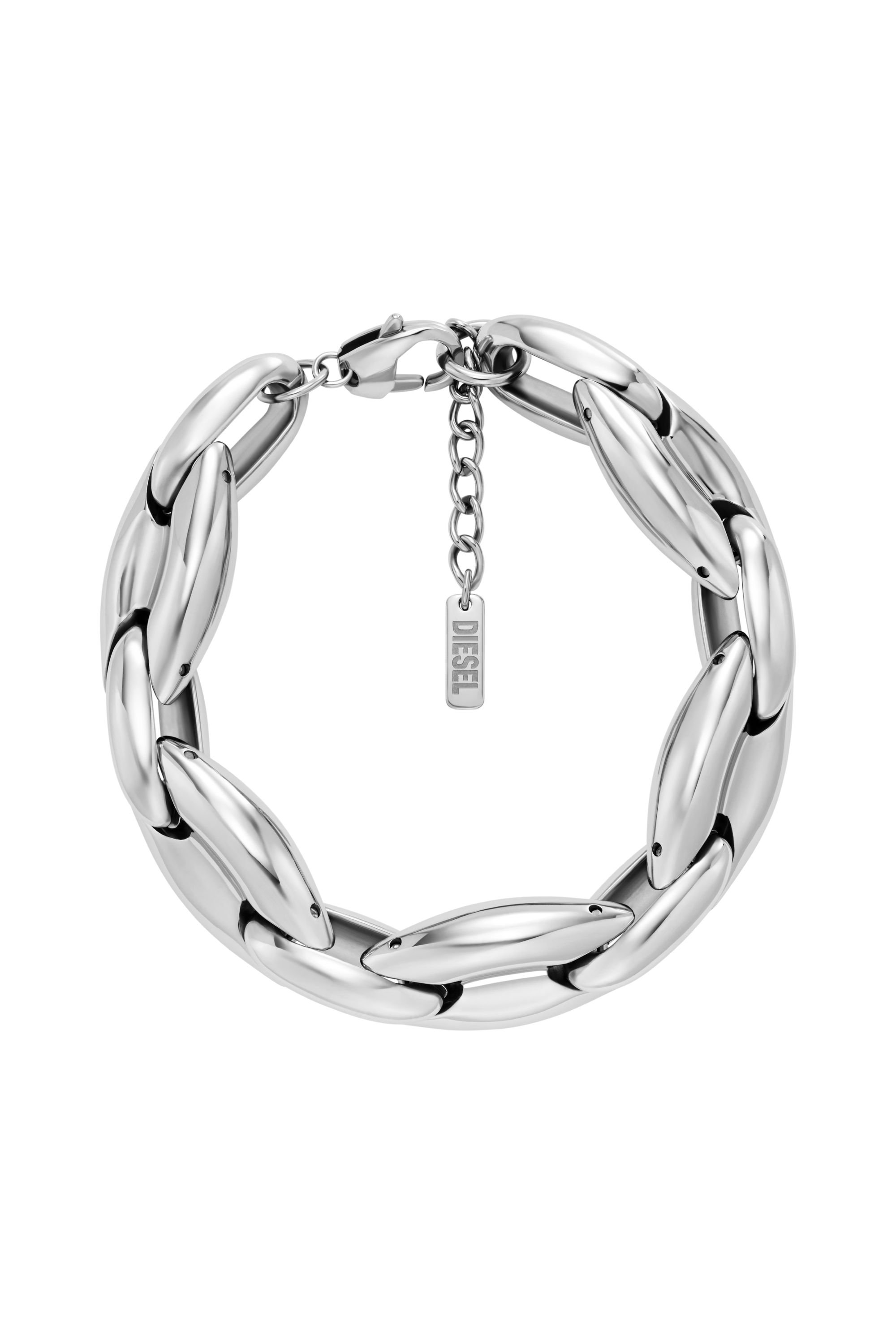 Diesel - DX1585040 JEWEL, Bracciale a catena in acciaio inossidabile Unisex in Argento - 1