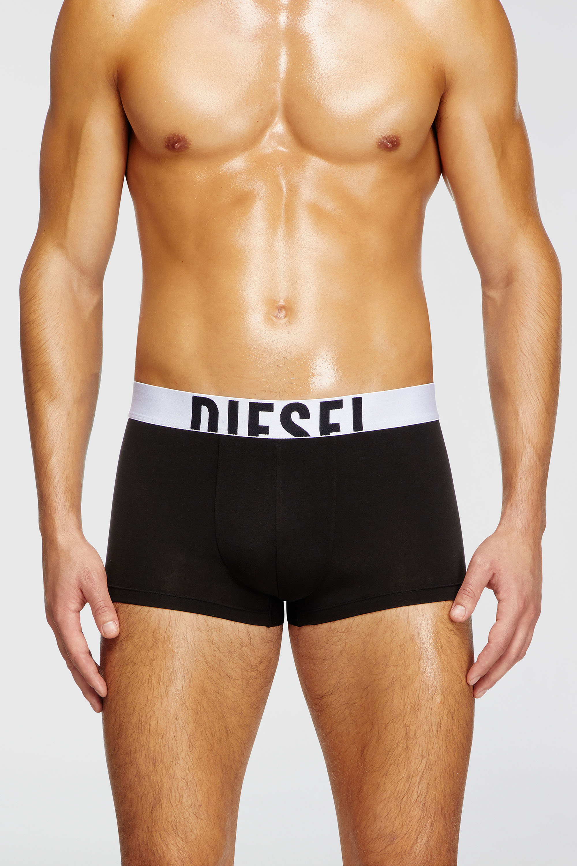 Diesel - DAMIEN-D-POP-3PACK-40, Set da tre boxer in cotone stretch Uomo in Nero - 2