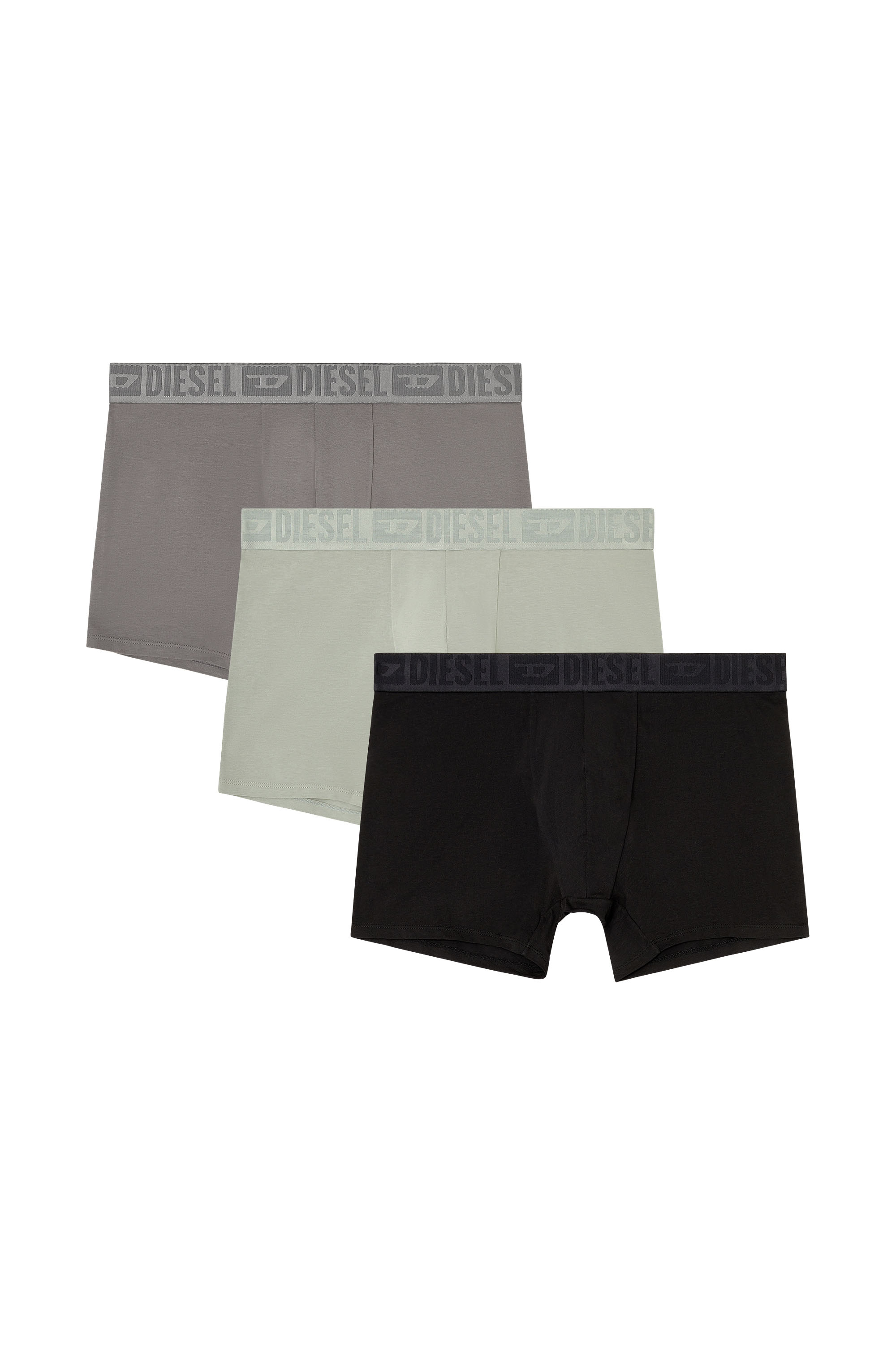 Diesel - SEBASTIAN-D-CORE-3PACK, Set da tre boxer lungo in cotone stretch Uomo in Multicolor - 1