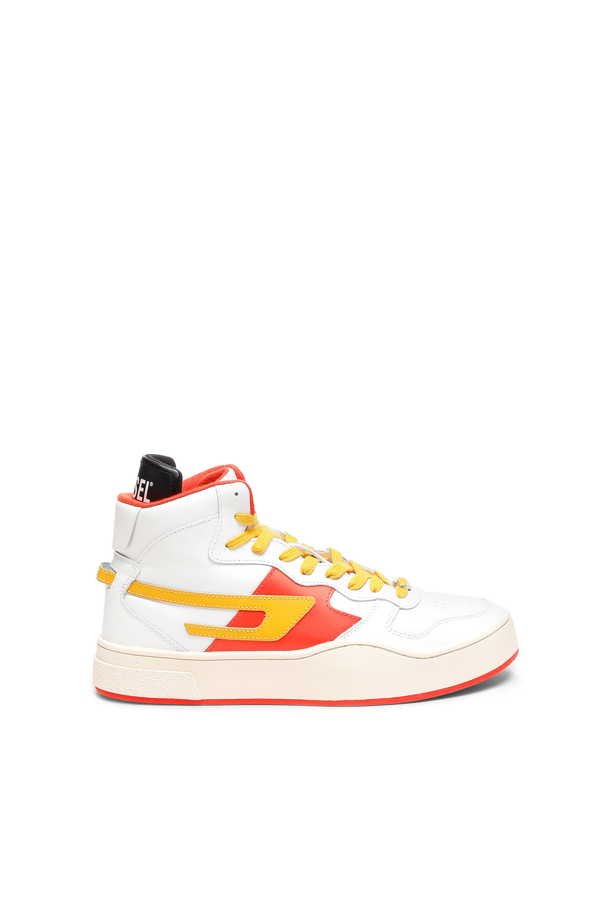 S-UKIYO MID, Blanc/Jaune - Baskets