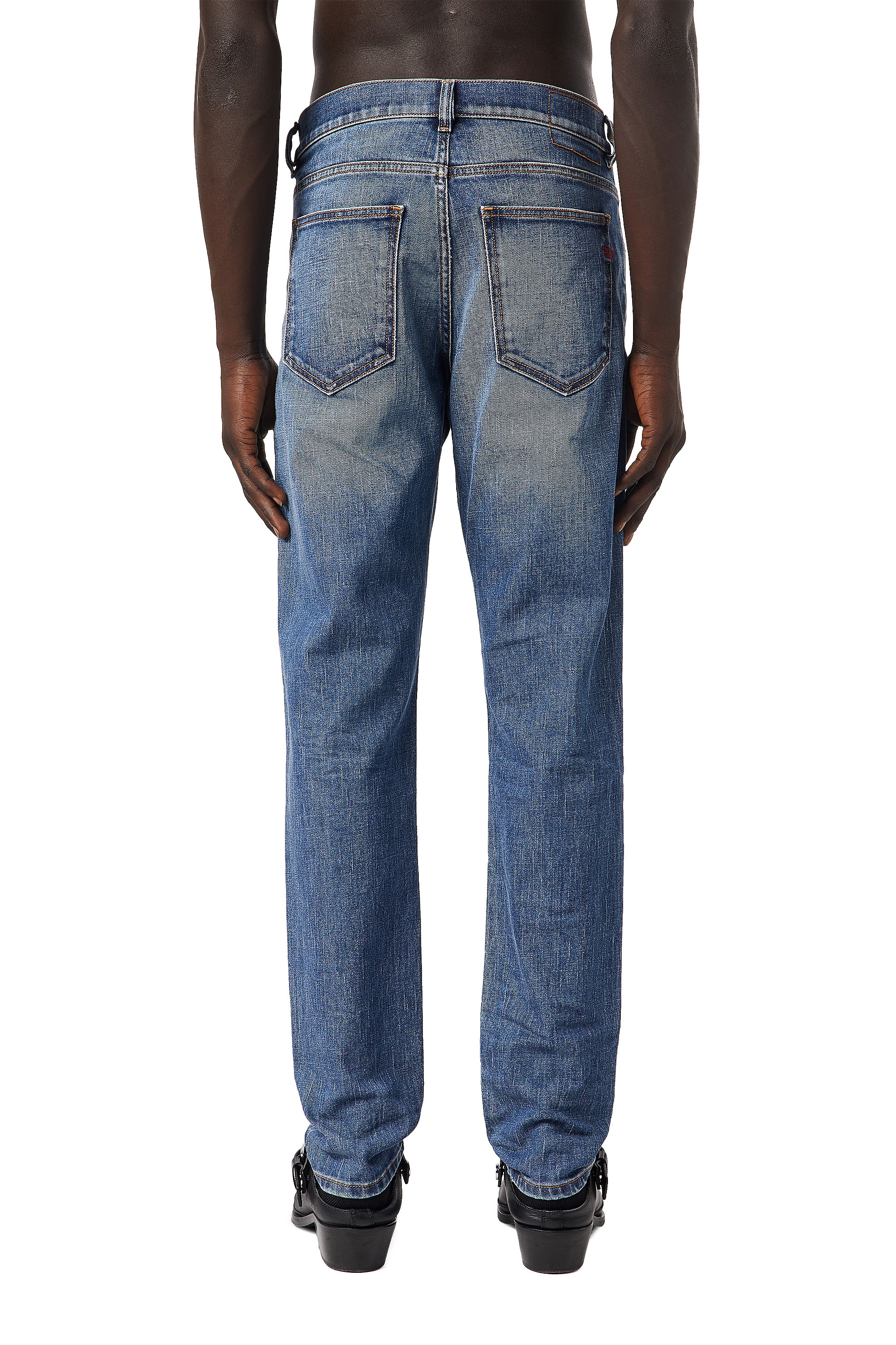 Diesel - 2019 D-Strukt 09C61 Slim Jeans, Medium blue - Image 3