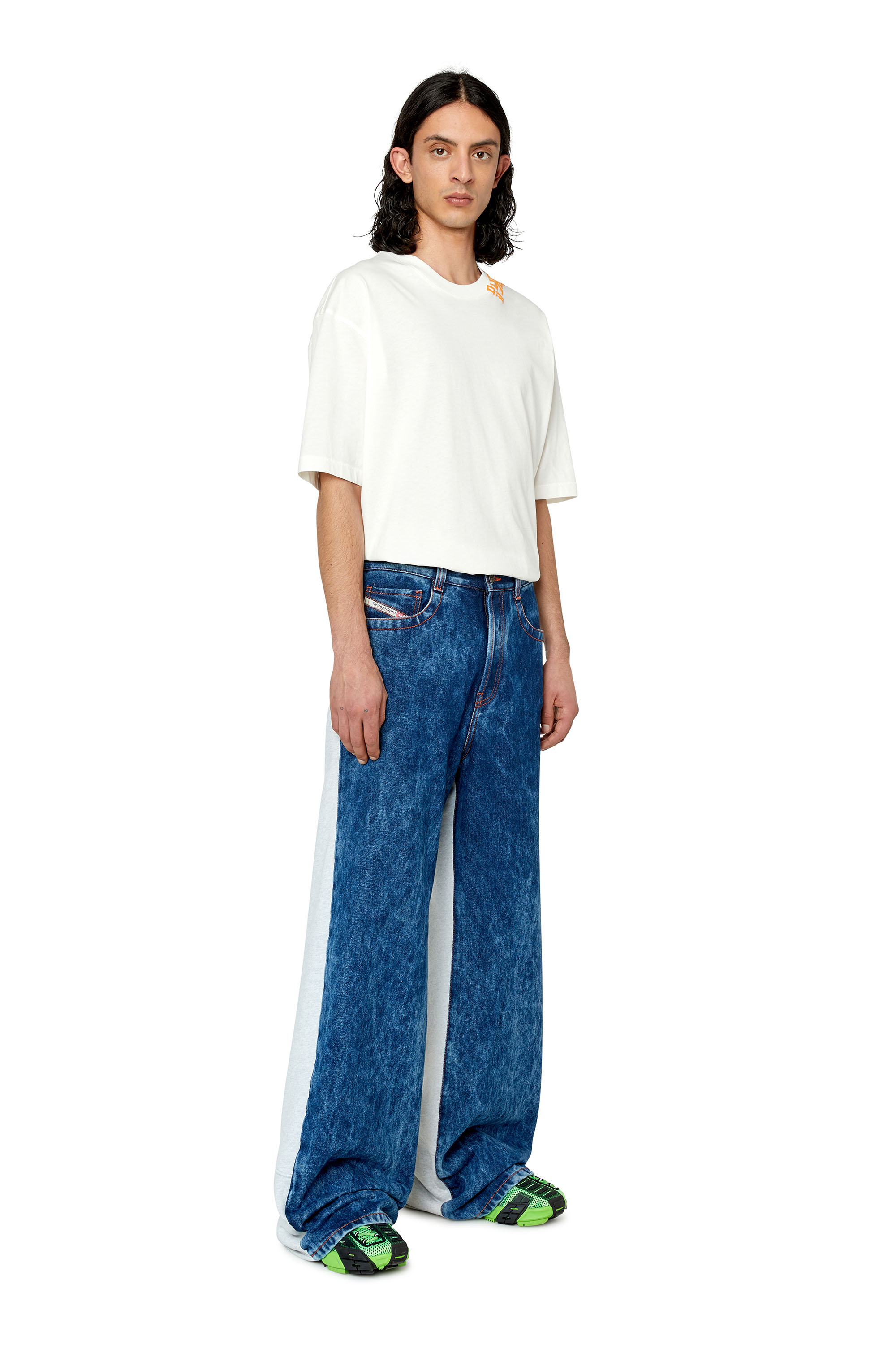 Diesel - D-Riser 0EMAD Straight Jeans, Dunkelblau - Image 4
