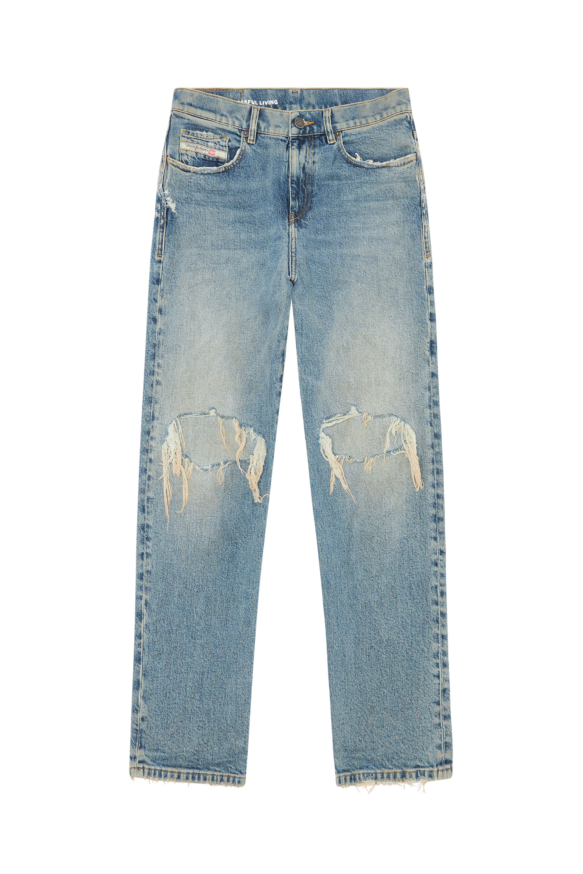 Diesel - 2016 D-Air 007M8 Boyfriend Jeans, Blu medio - Image 5
