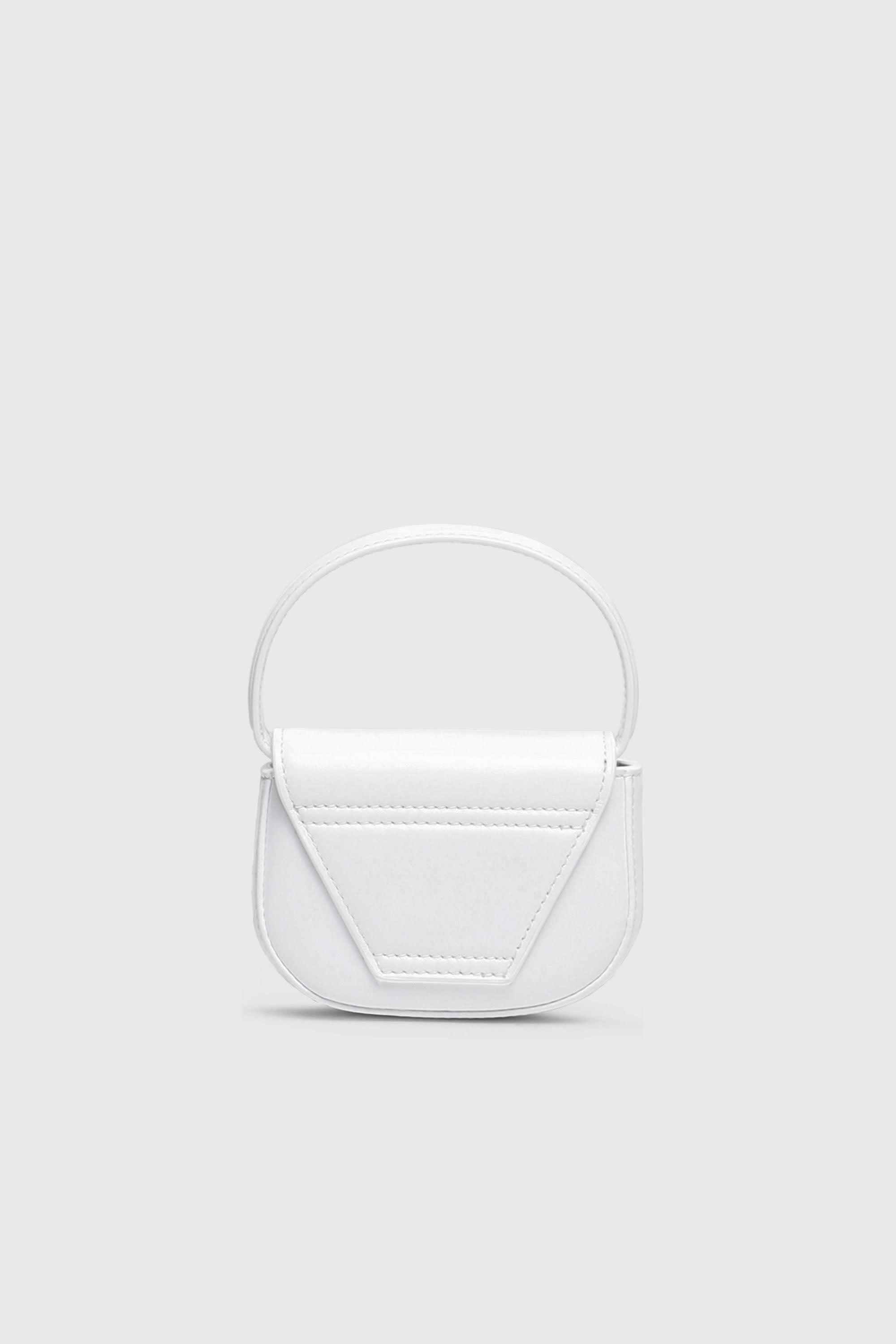 Diesel - 1DR XS, 1DR XS-Mini sac iconique avec plaque D logo Femme in Blanc - 2