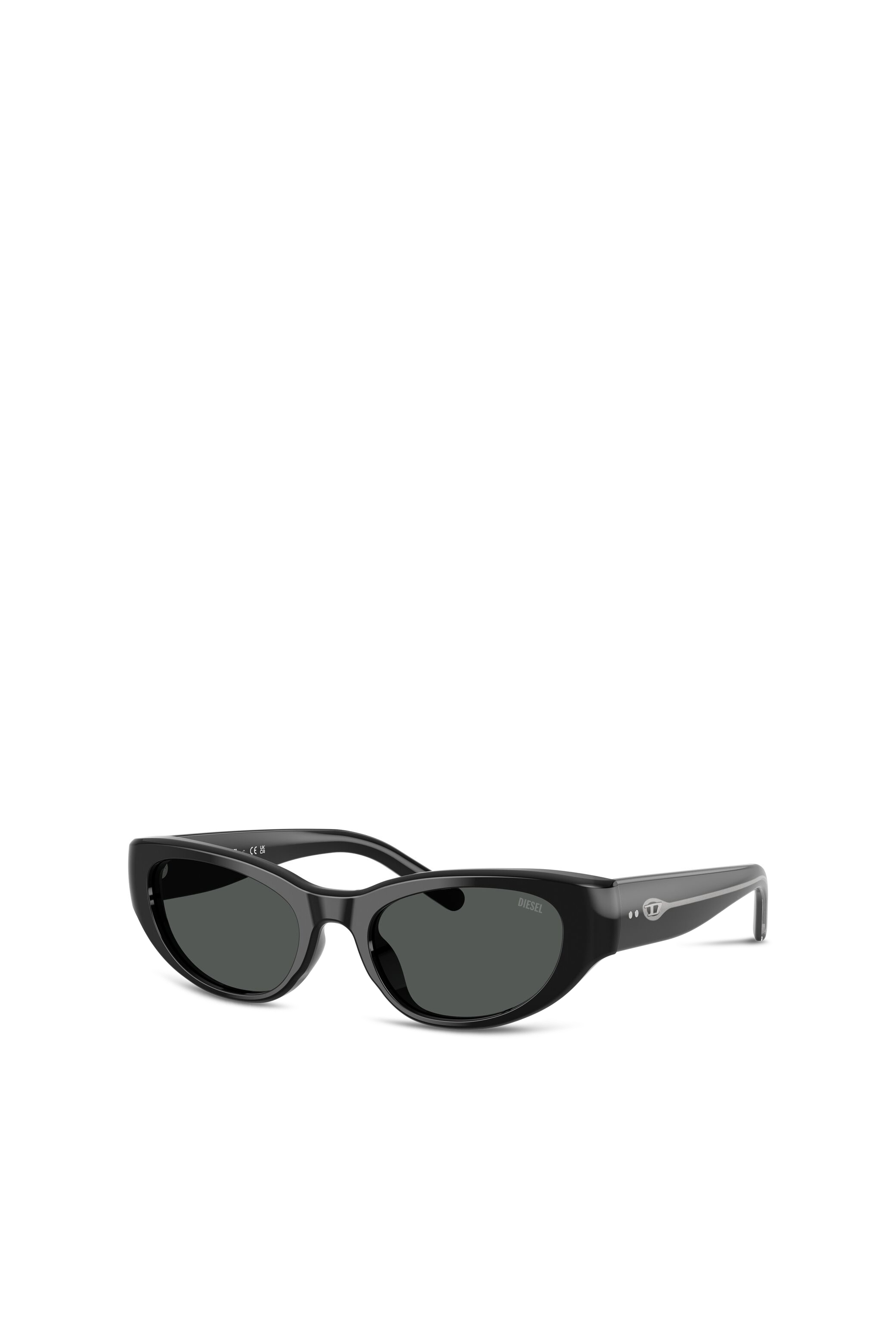 Diesel - 0DL2010U, Occhiali da sole stile cat-eye Unisex in Nero - 4