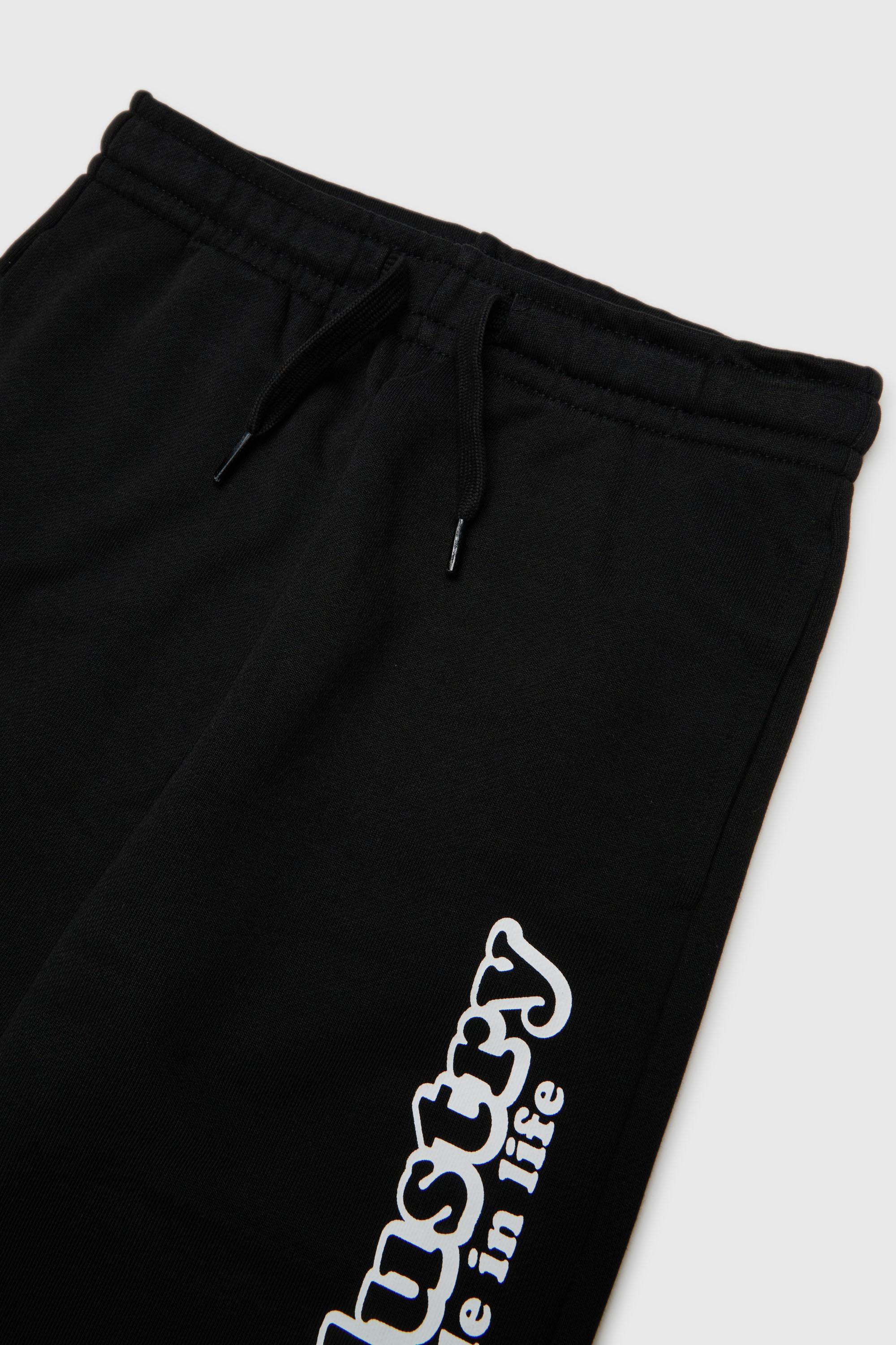 Diesel - PLODIM, Herren Sweatpants aus Baumwolle mit Diesel Industry Print in Schwarz - 3