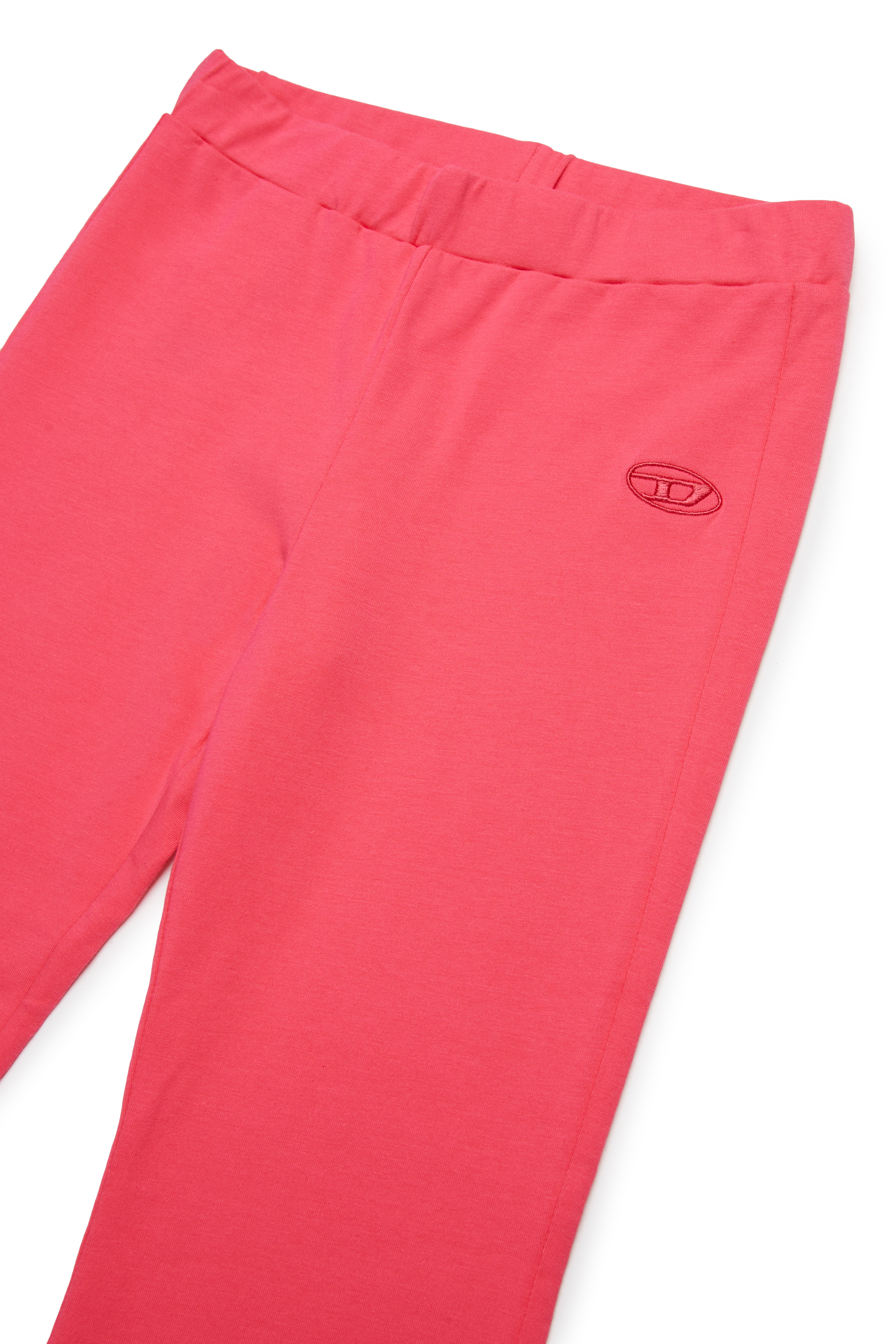 Diesel - PKIA, Leggings flared con ricamo Oval D Donna in Rosa - 3