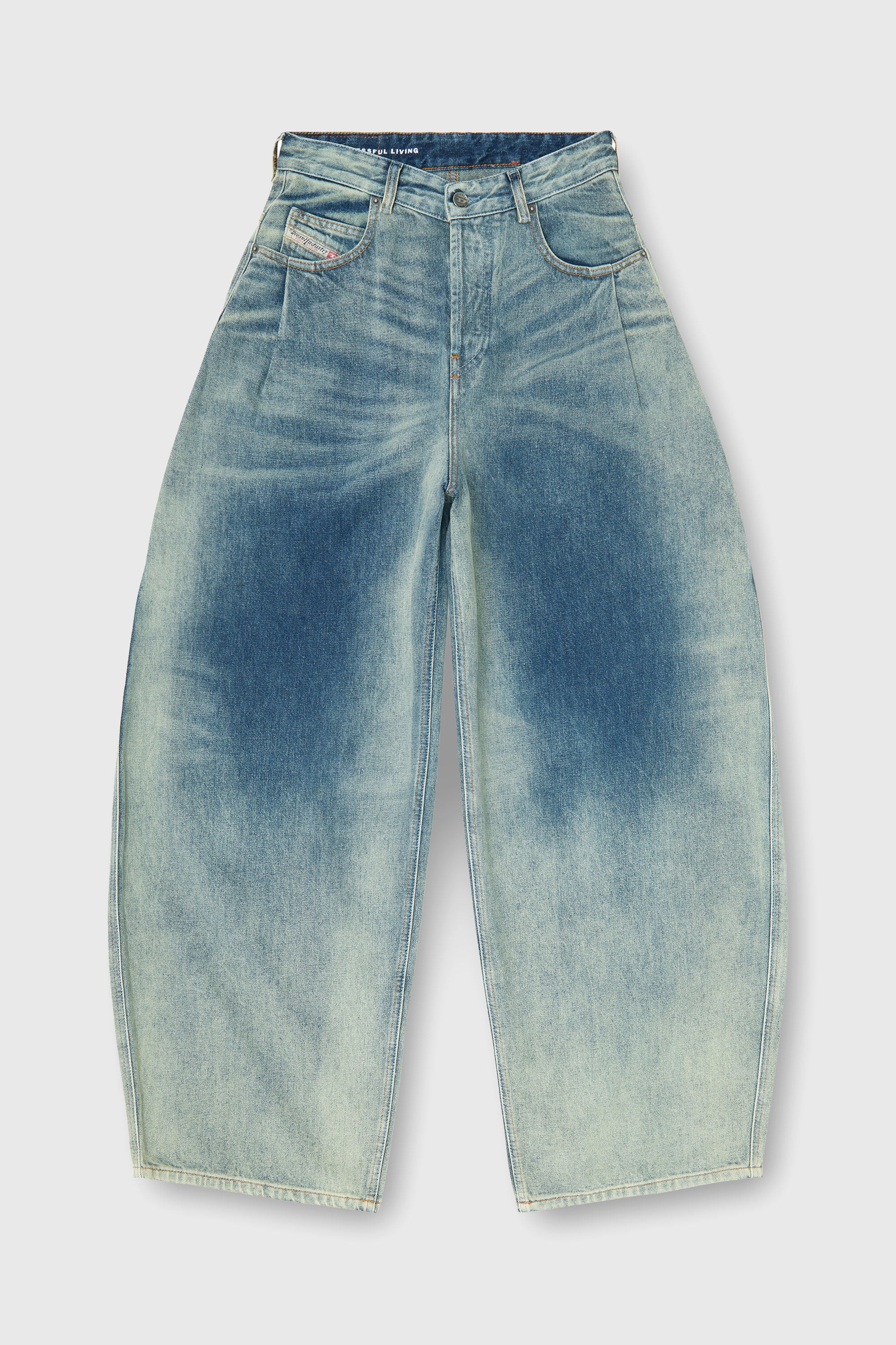 Diesel - Relaxed Jeans 1987 D-Khelz 007EF Femme, Bleu moyen - Image 2