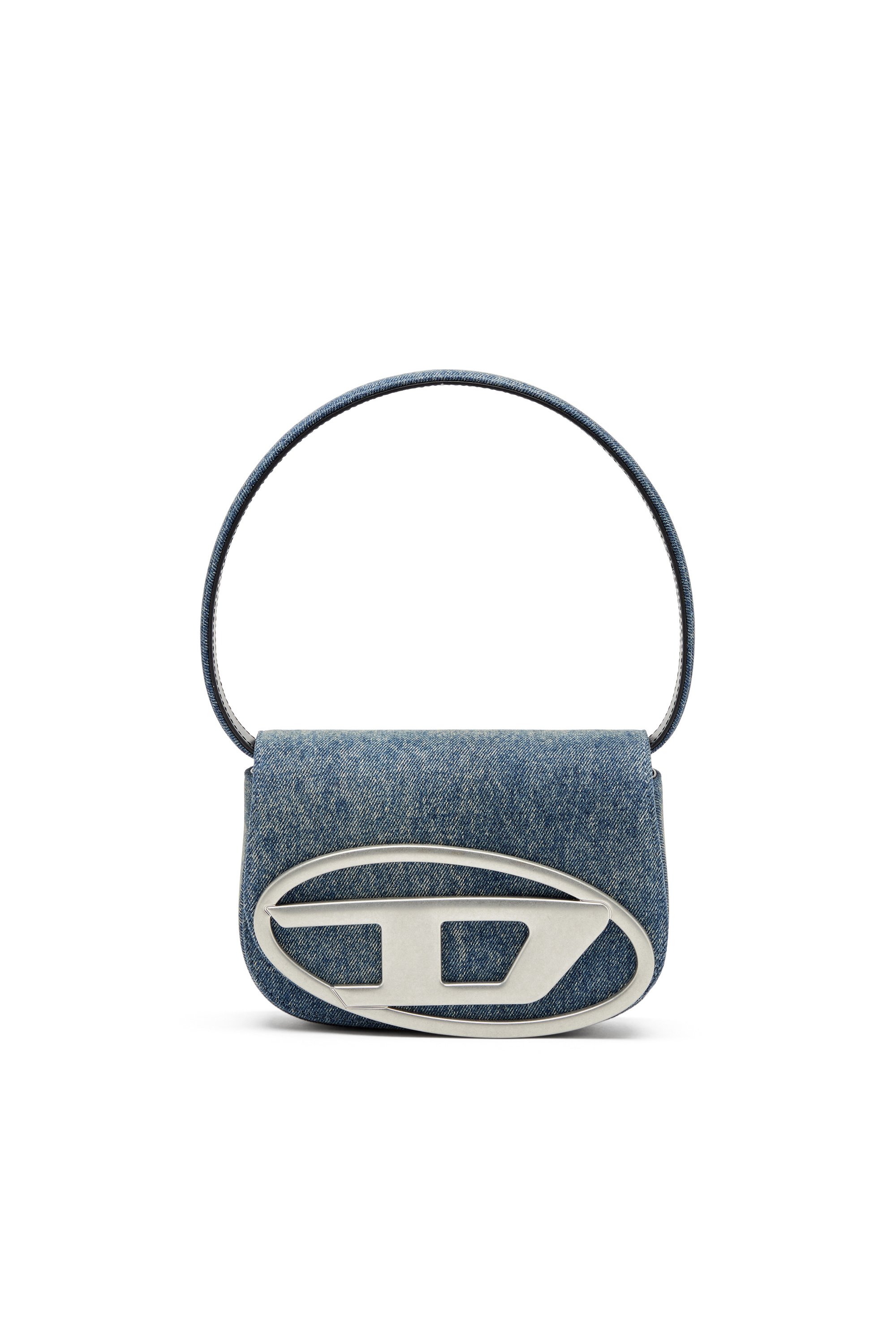 Diesel - 1DR, 1DR-Iconica borsa a spalla in denim solarizzato Donna in Blu - 1