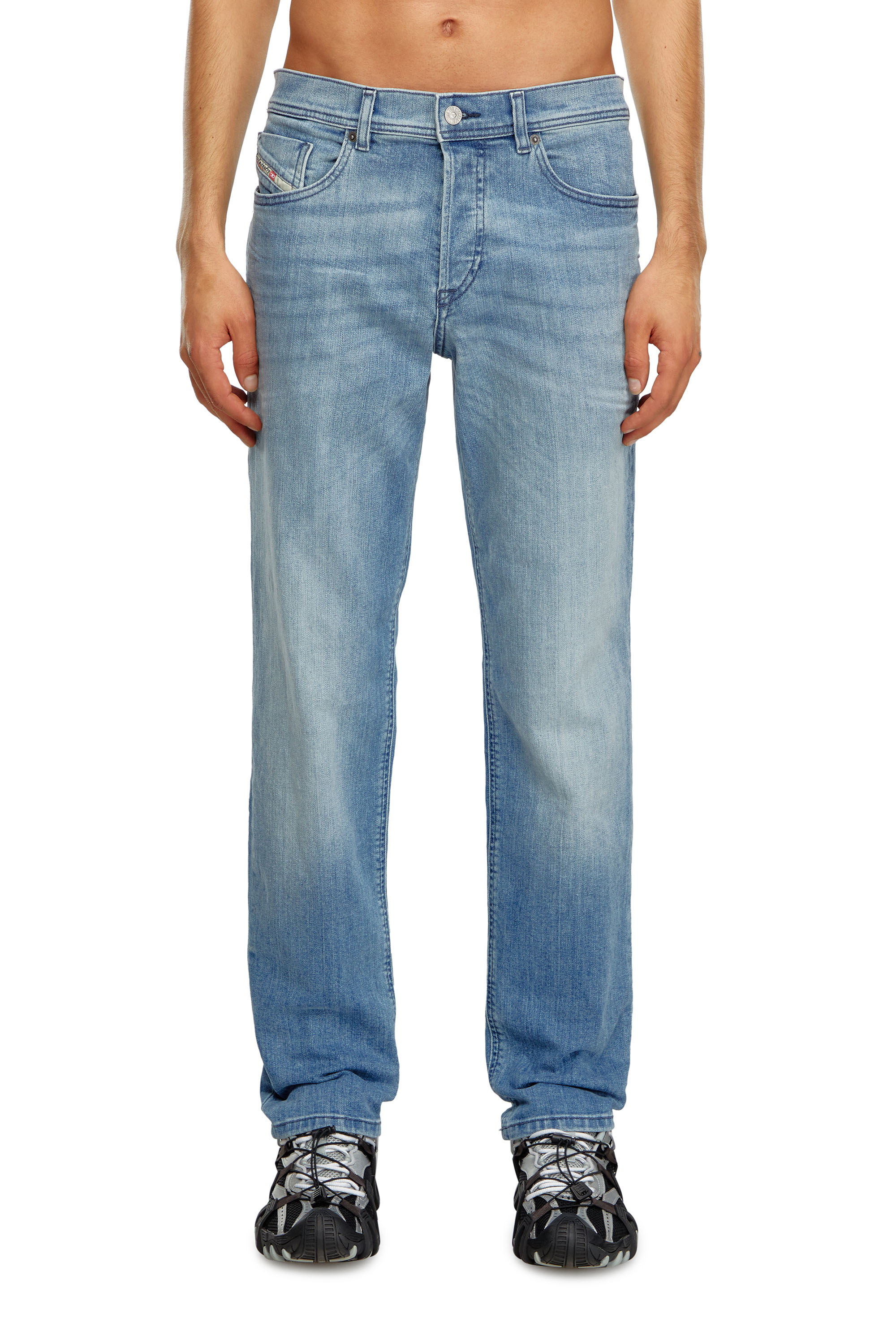 Diesel - Tapered Jeans 2023 D-Finitive 0GRDI, Bleu Clair - Image 1