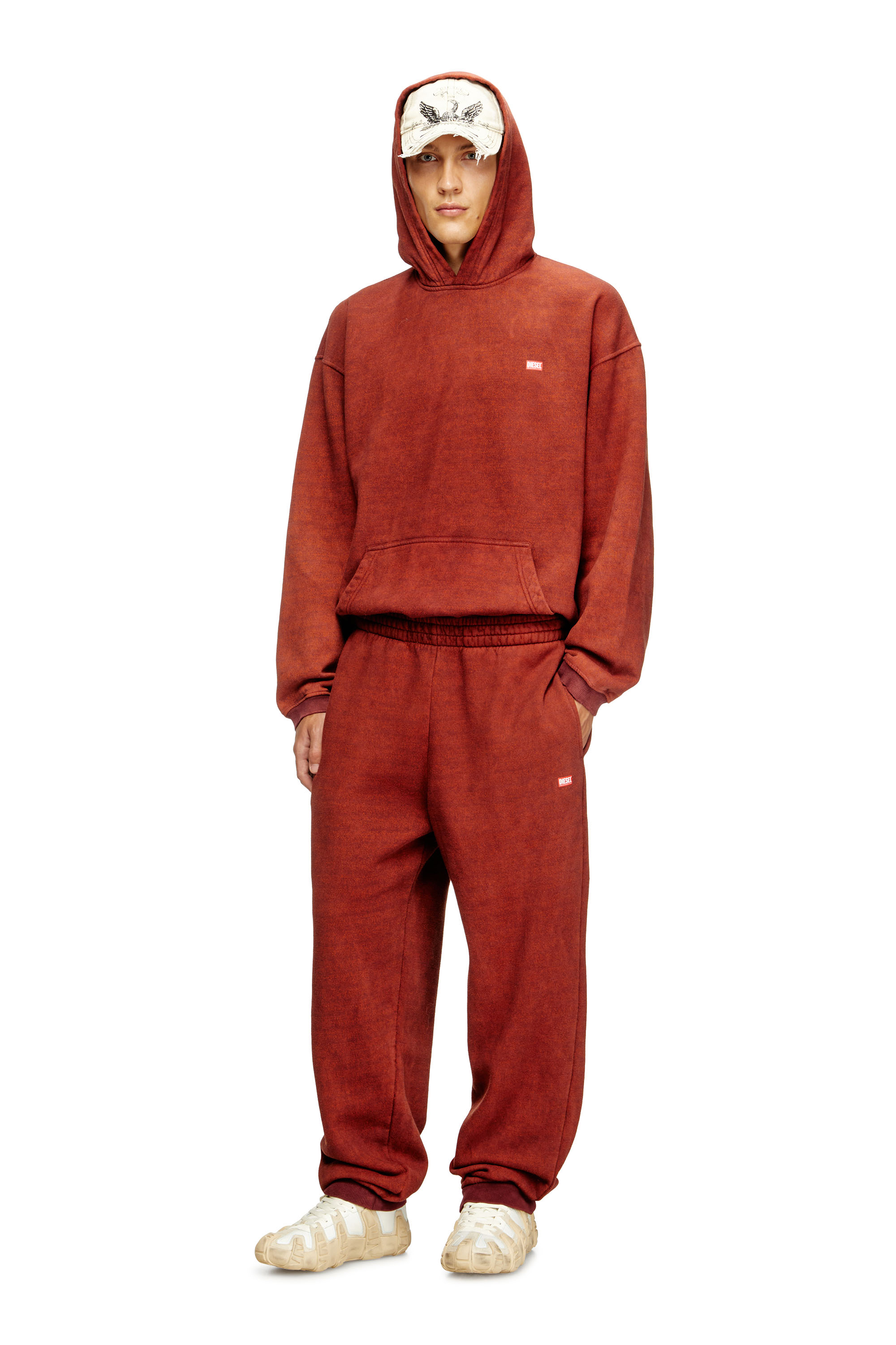 Diesel - P-MARKY-CUFF, Pantaloni con coulisse e rifinitura a costine Uomo in ToBeDefined - 2
