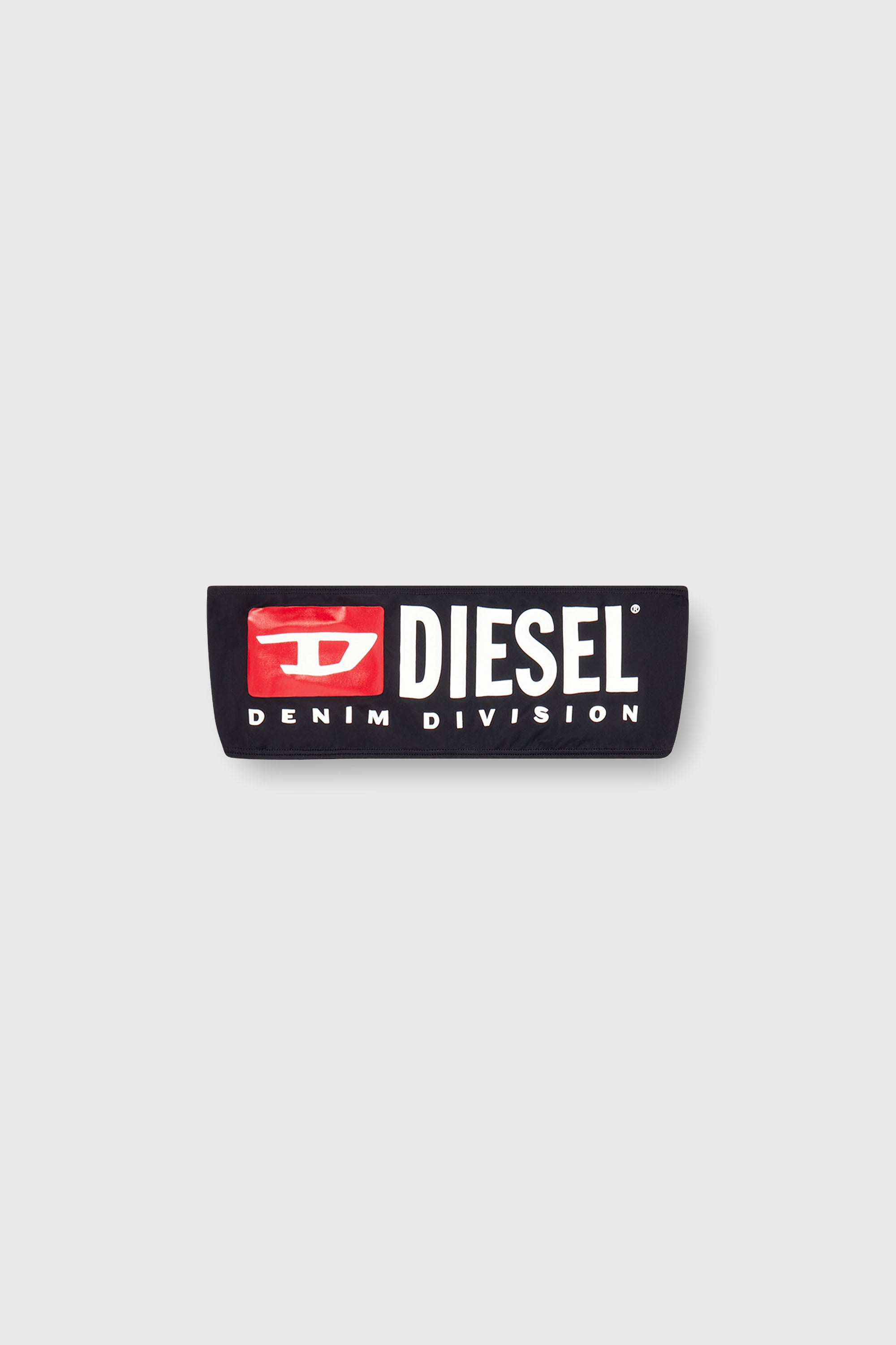 Diesel - BFB-BRYNA, Haut de bikini bandeau avec maxi logo Femme in Noir - 2