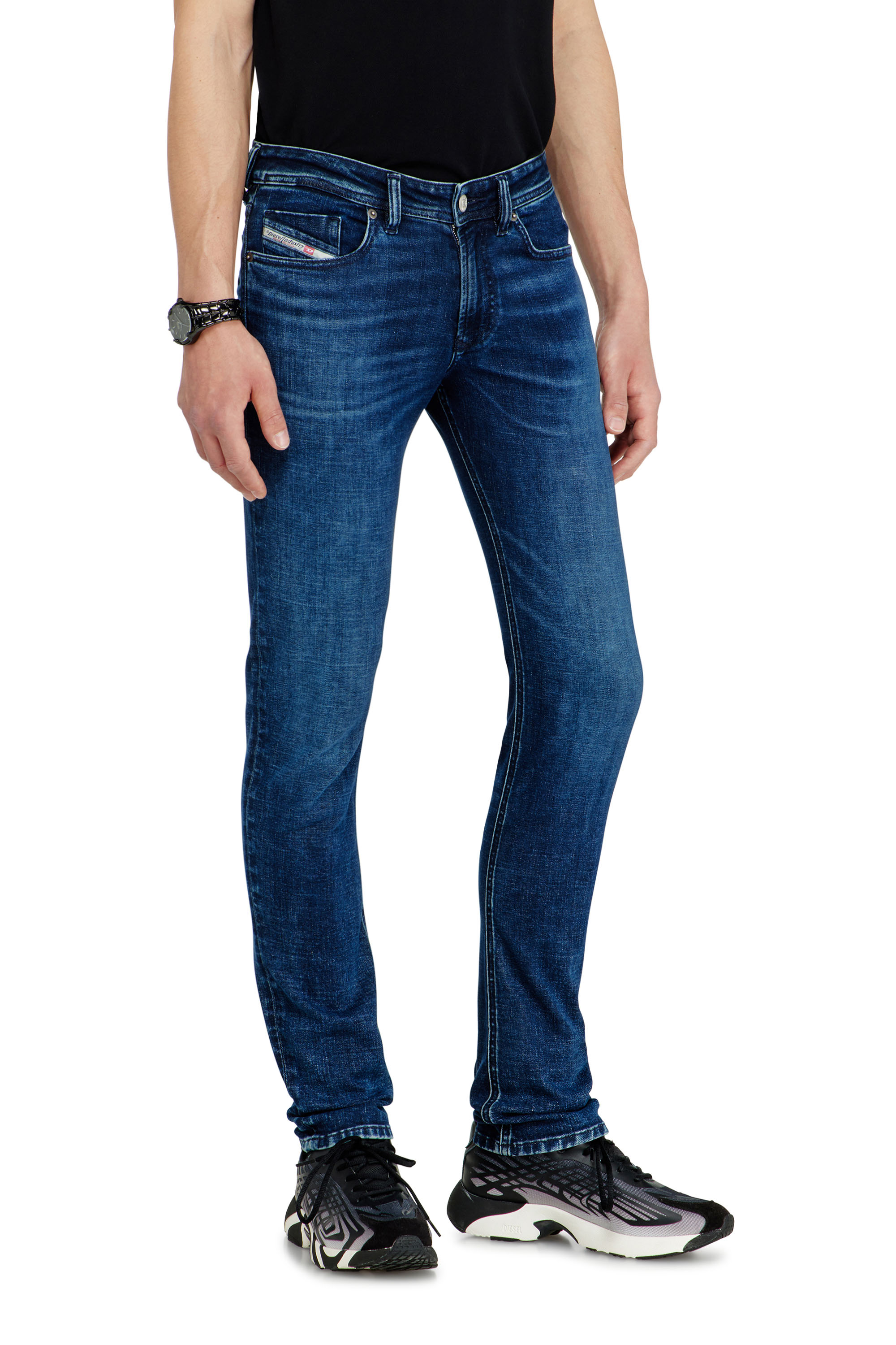 Diesel - Skinny Jeans 1979 Sleenker 0KBBD Homme, Bleu Fonc&eacute; - Image 7