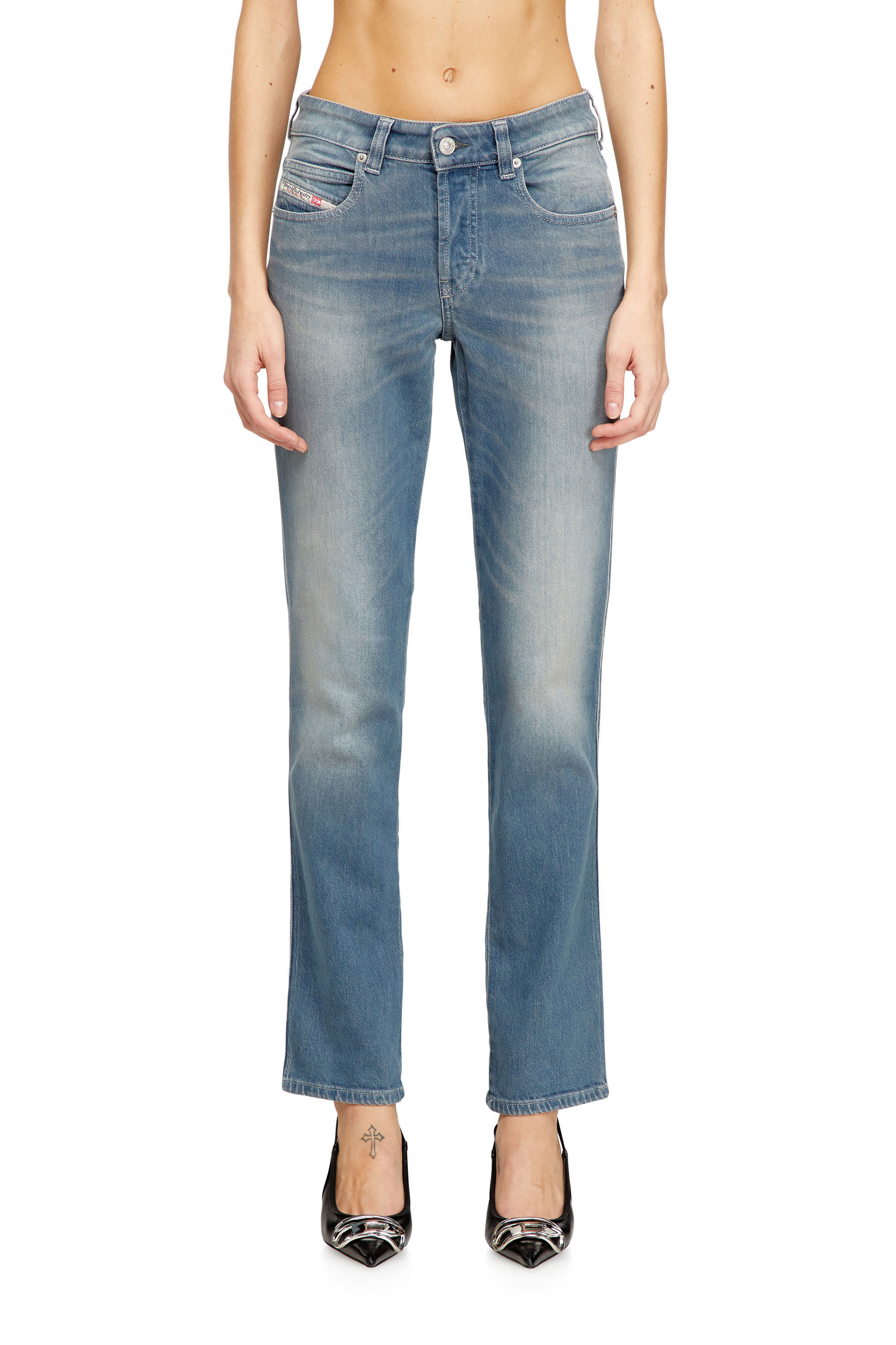 Diesel - Damen Slim Jeans 1992 D-Jiann 09N75, Mittelblau - 2