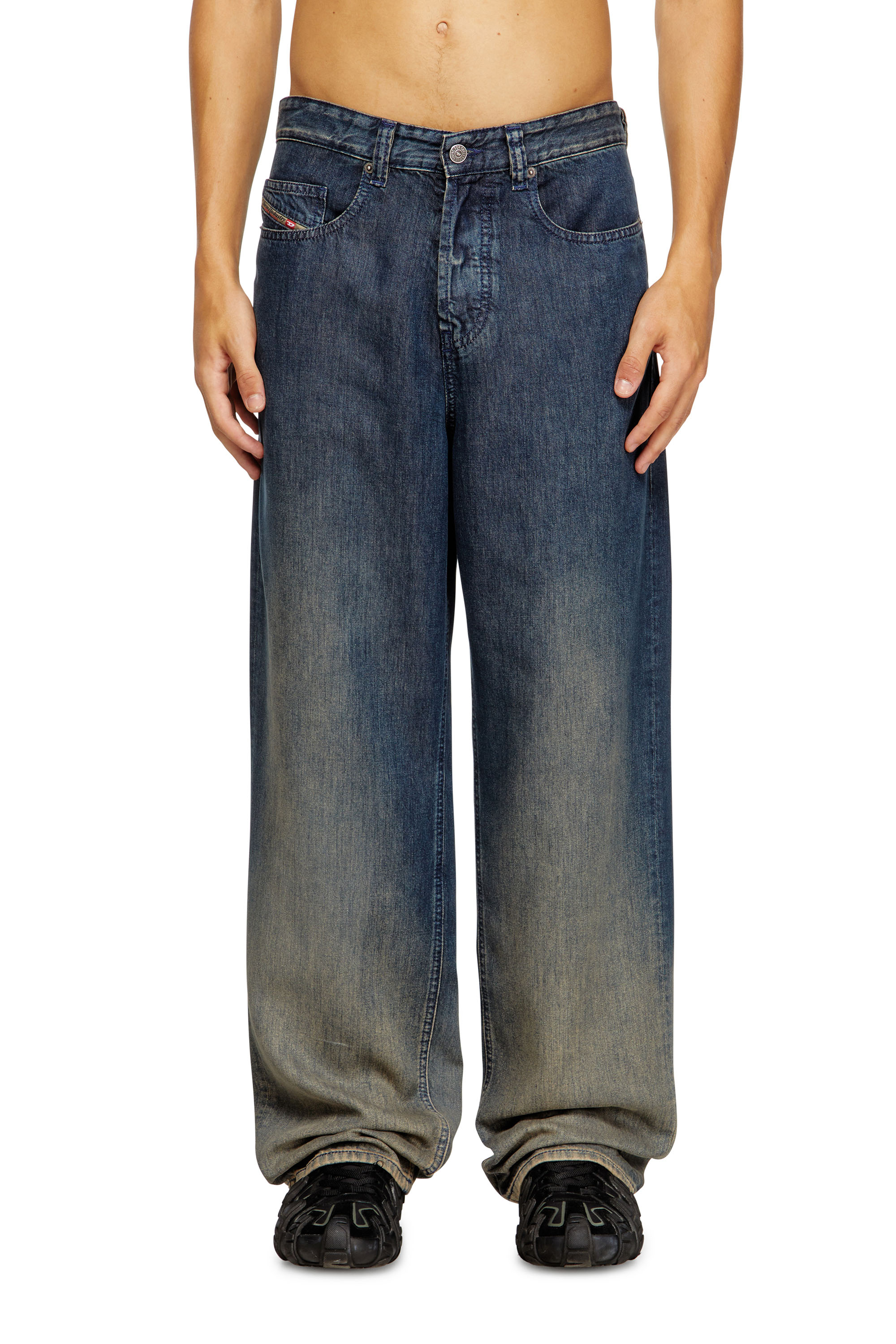 Diesel - Herren Relaxed Jeans 2001 D-Macro 068TD, Dunkelblau - 1