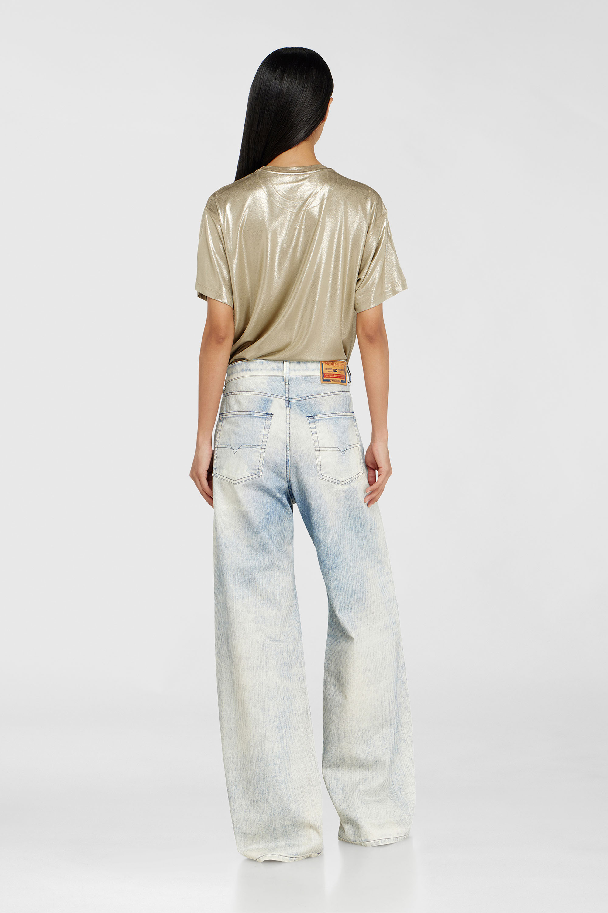 Diesel - Relaxed Jeans 1996 D-Sire 09R69 Donna, Blu Chiaro - Image 3