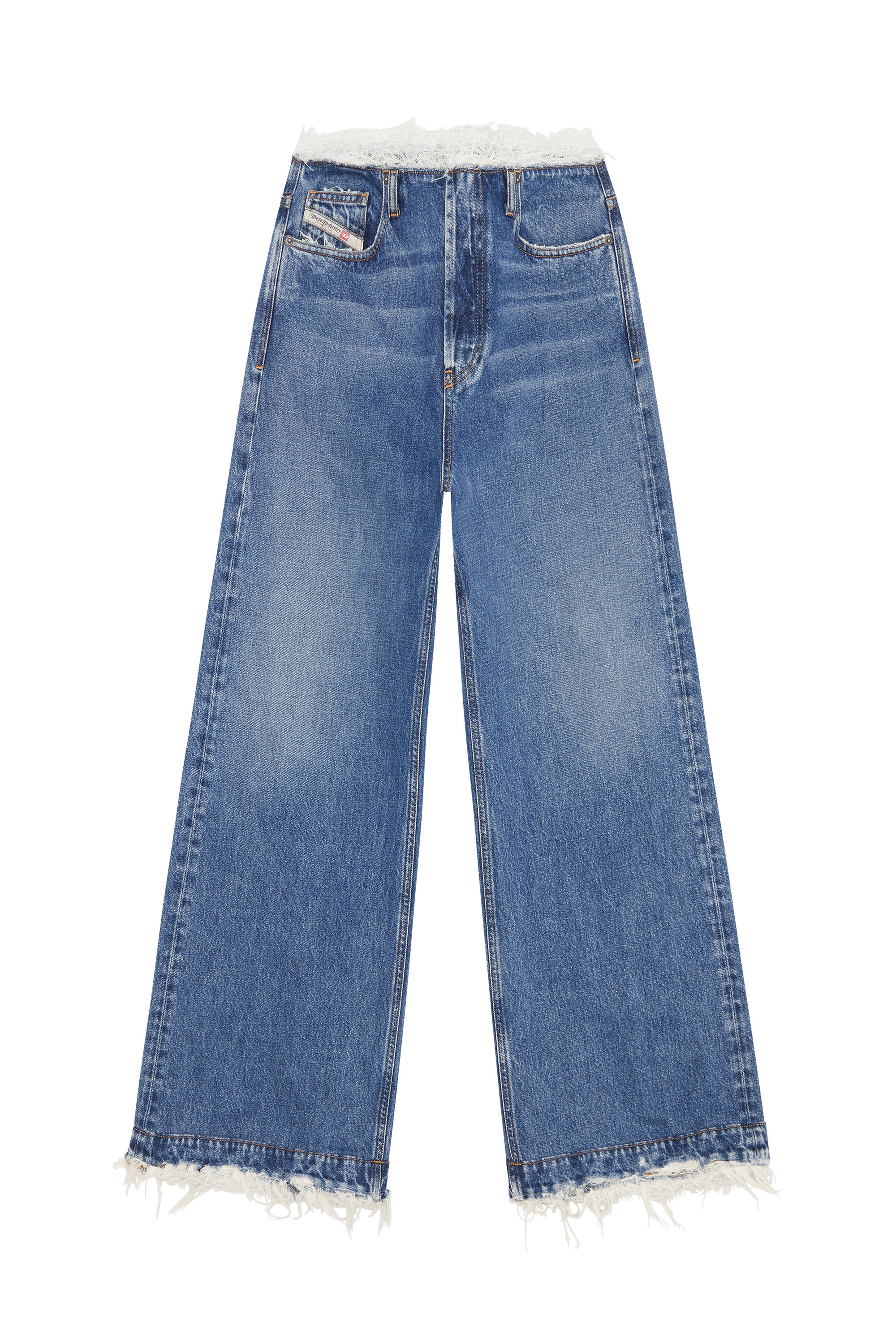 Diesel - D-Sire 007I2 Straight Jeans, Bleu Foncé - Image 6