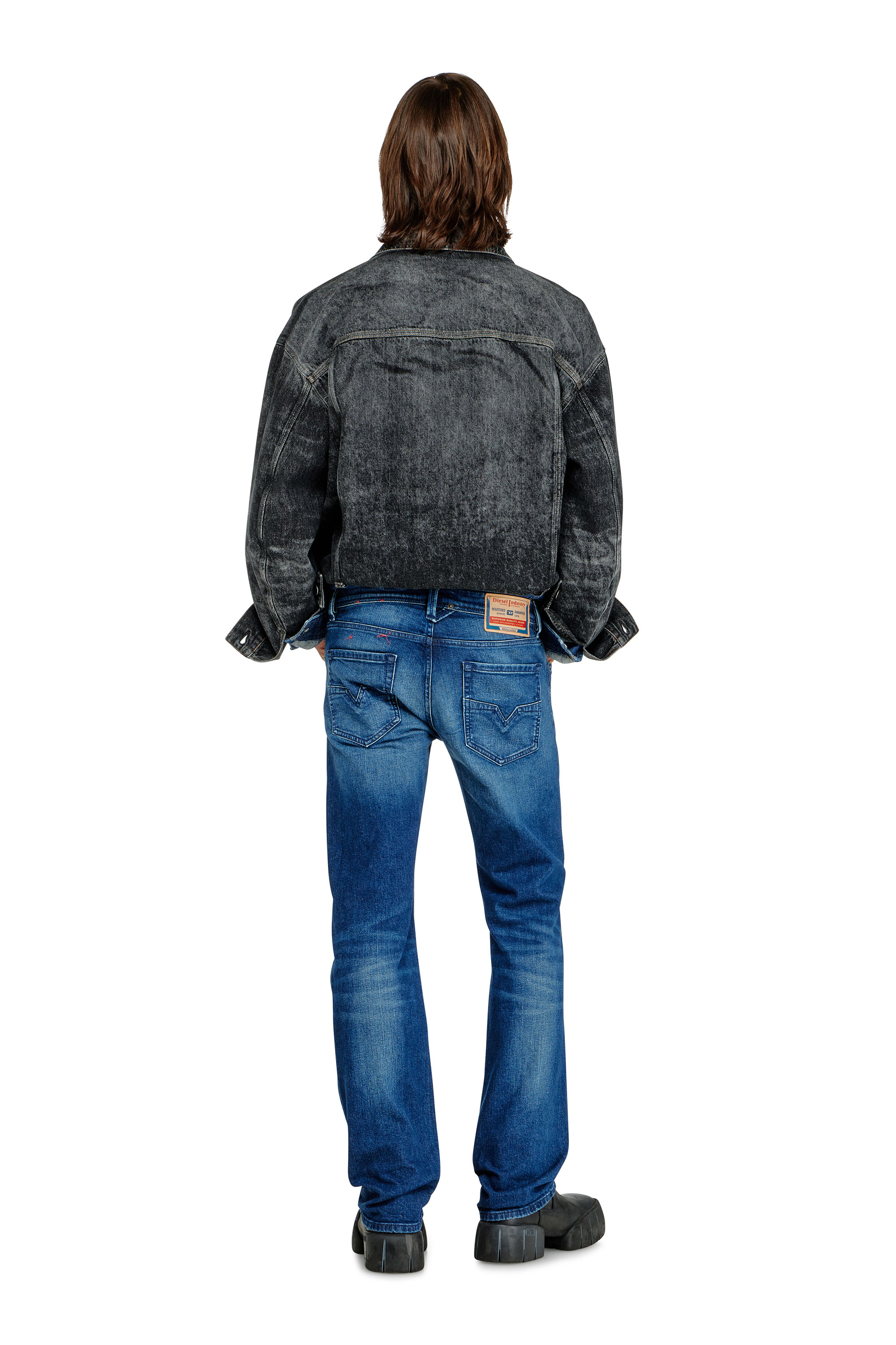 Diesel - Regular Jeans 1985 Larkee 09L51 Homme, Bleu Fonc&eacute; - Image 3