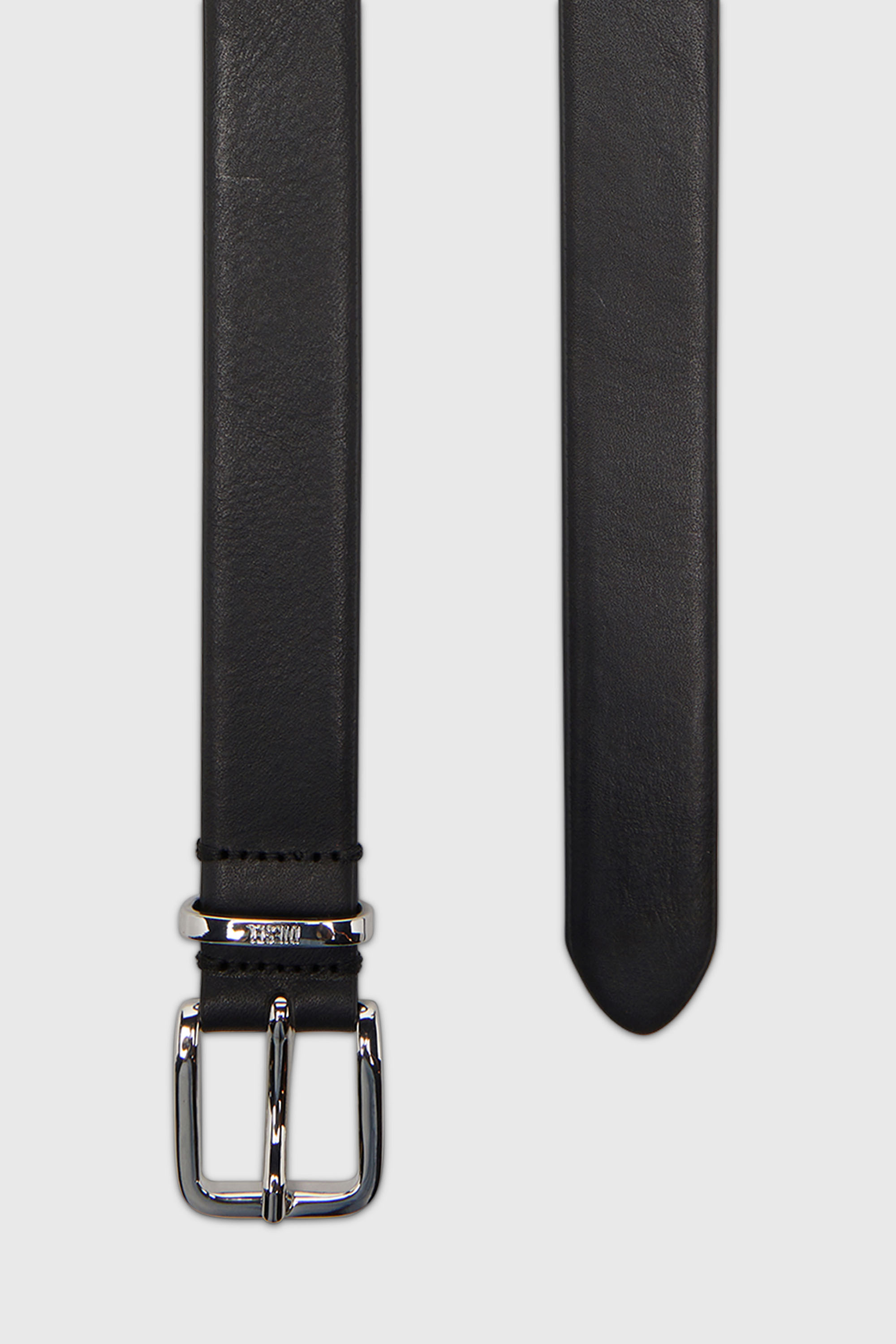 Diesel - B-BISCOTTO W KNOT 25, Ceinture 2.5 cm en cuir Femme in Noir - 2