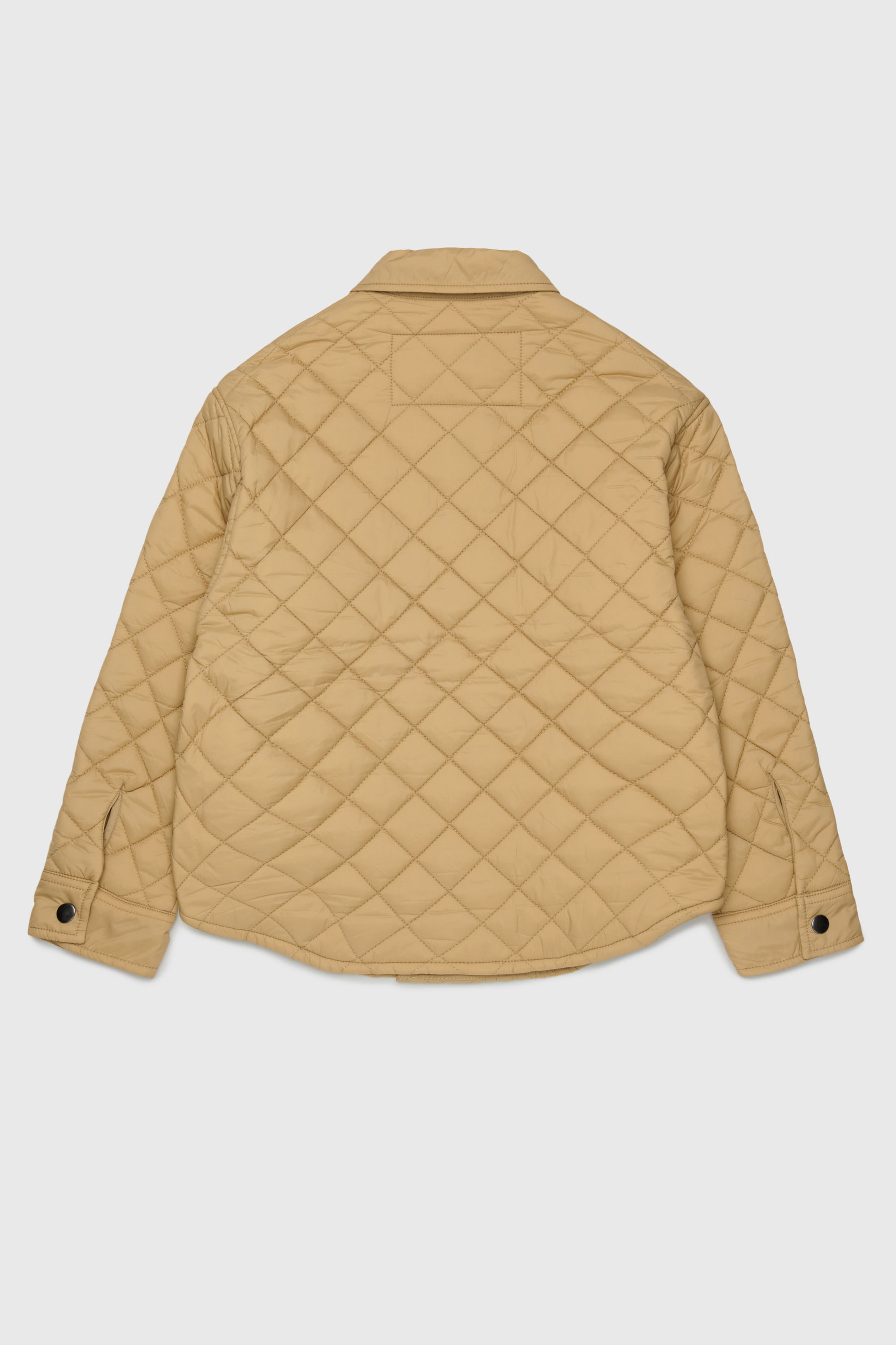 Diesel - JMONTY, Unisex Hemdjacke aus gestepptem Nylon in Braun - 2
