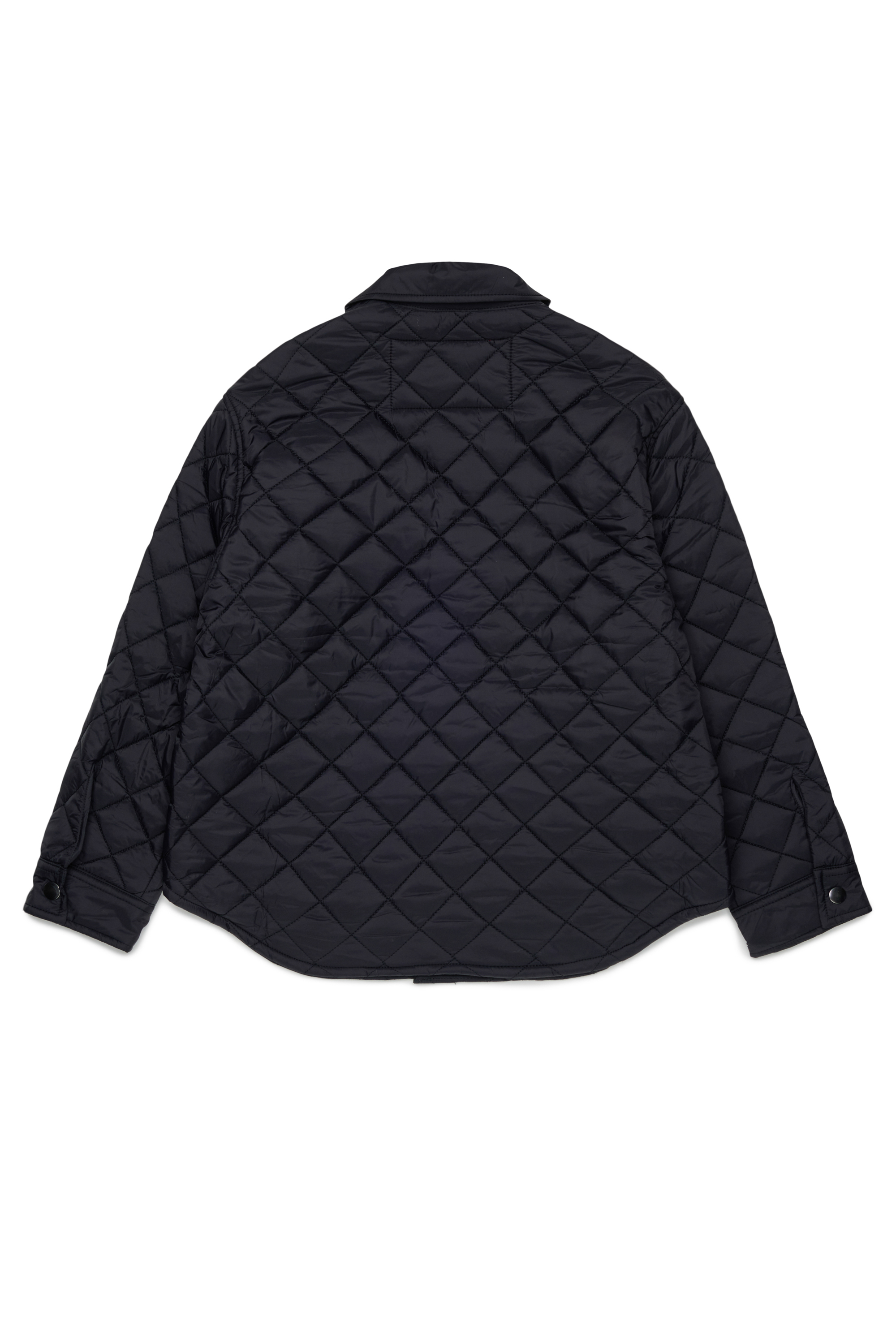 Diesel - JMONTY, Giacca camicia in nylon trapuntato Unisex in Nero - 2