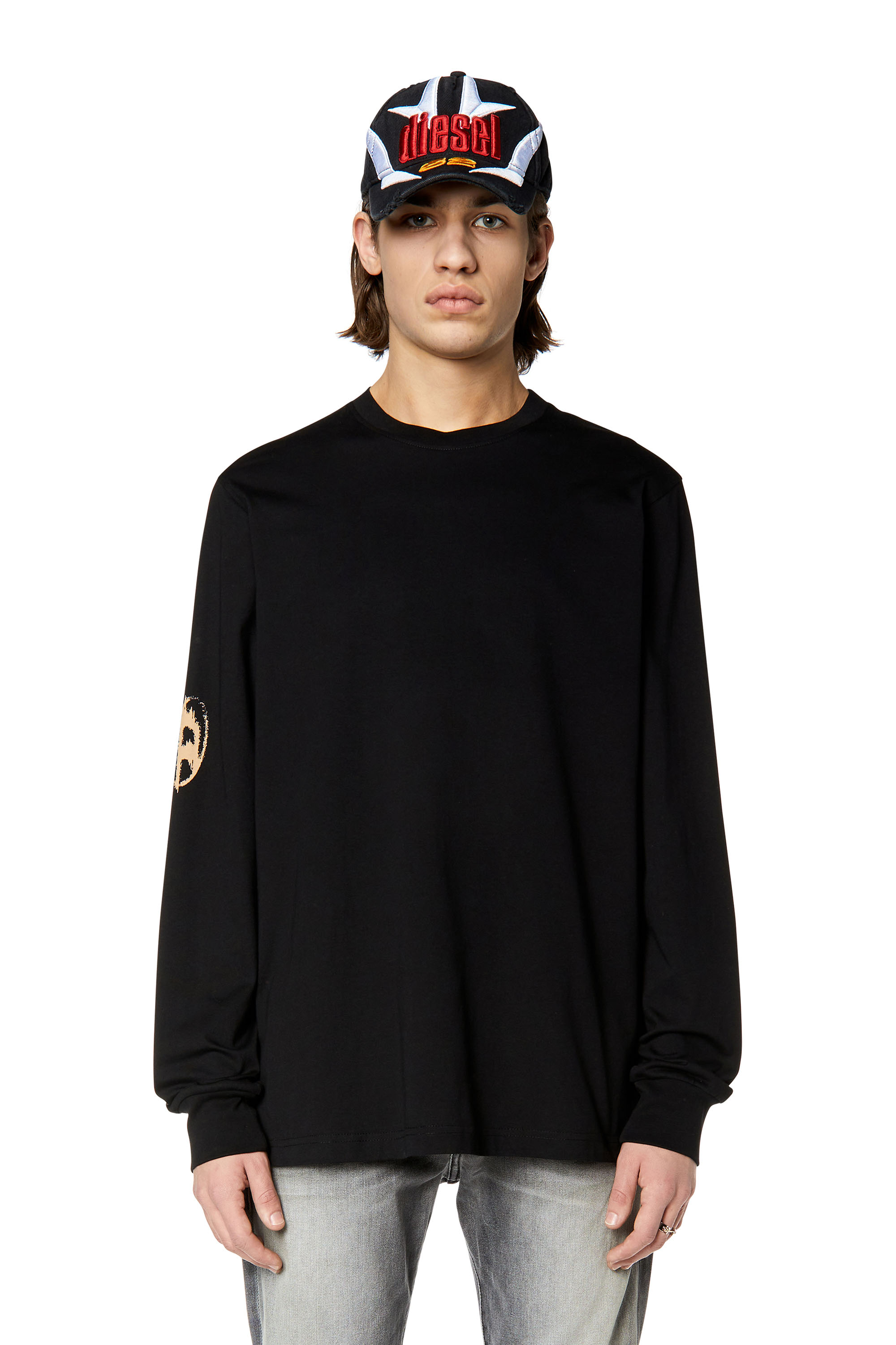 Diesel - T-JUST-LS-G3, Black - Image 1
