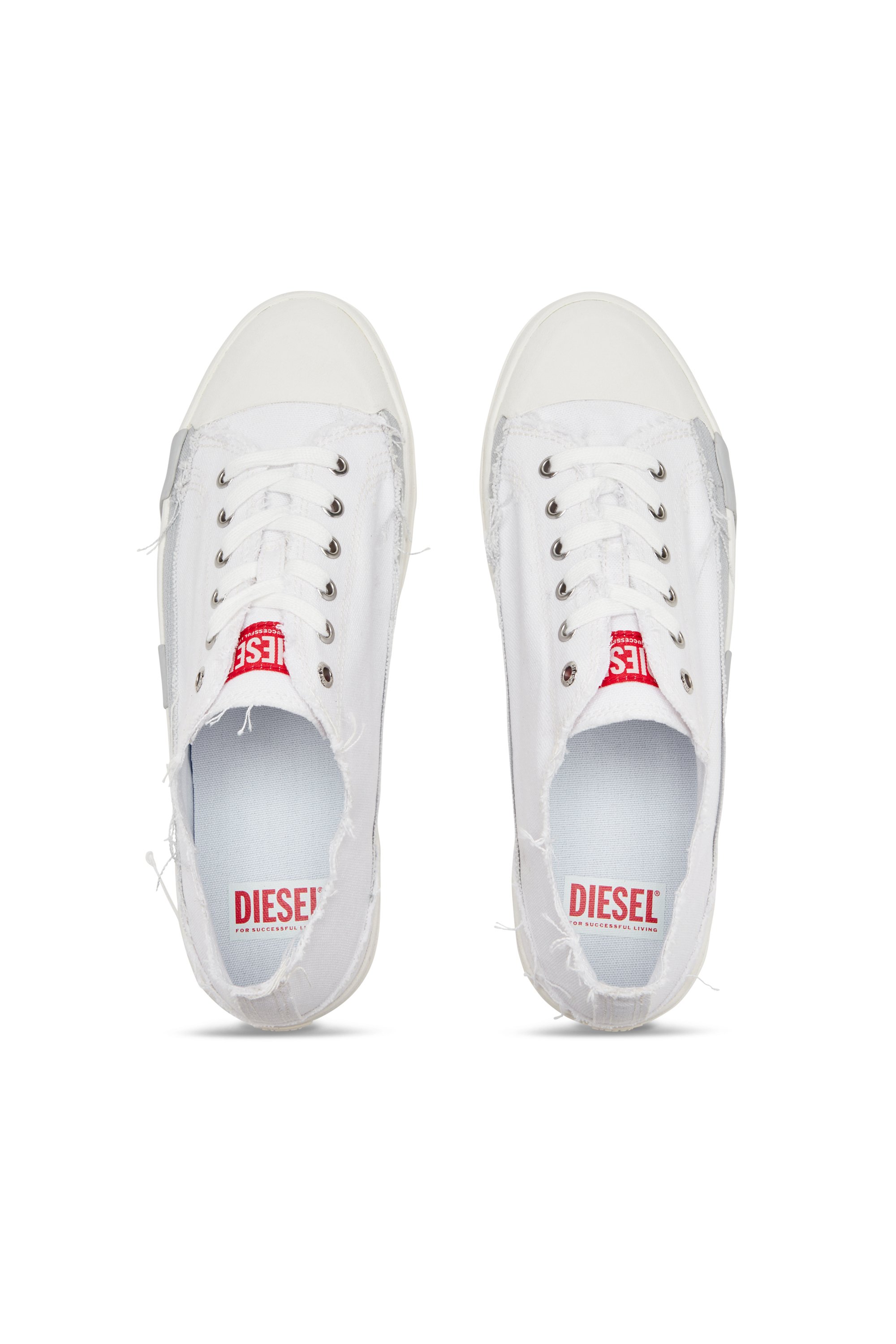 Diesel - S-D-VERSE LOW W, Baskets en toile effilochée Femme in Polychrome - 5