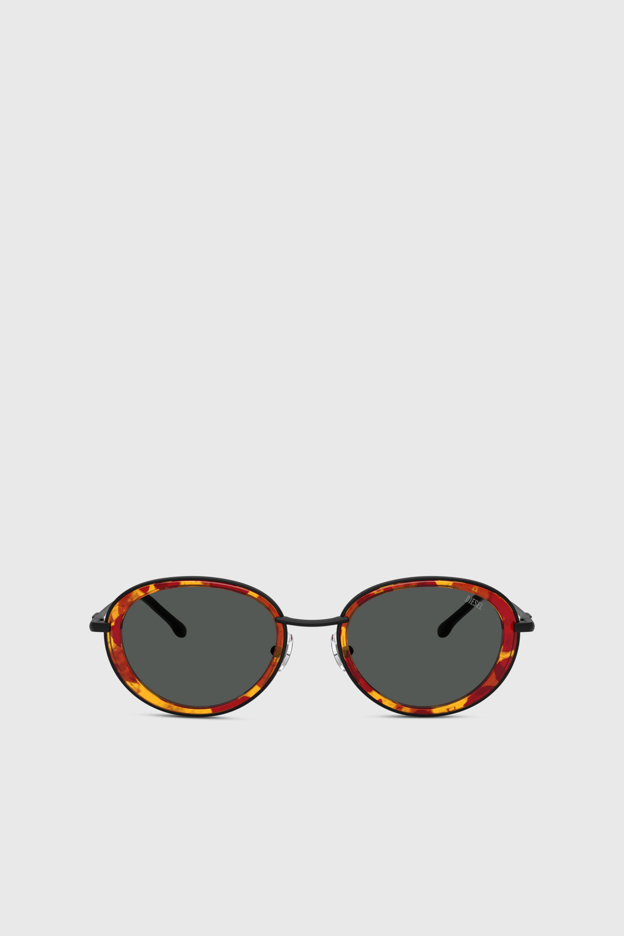 Diesel - 0DL1018, Unisex Ovale Sonnenbrillen in Schwarz - 1