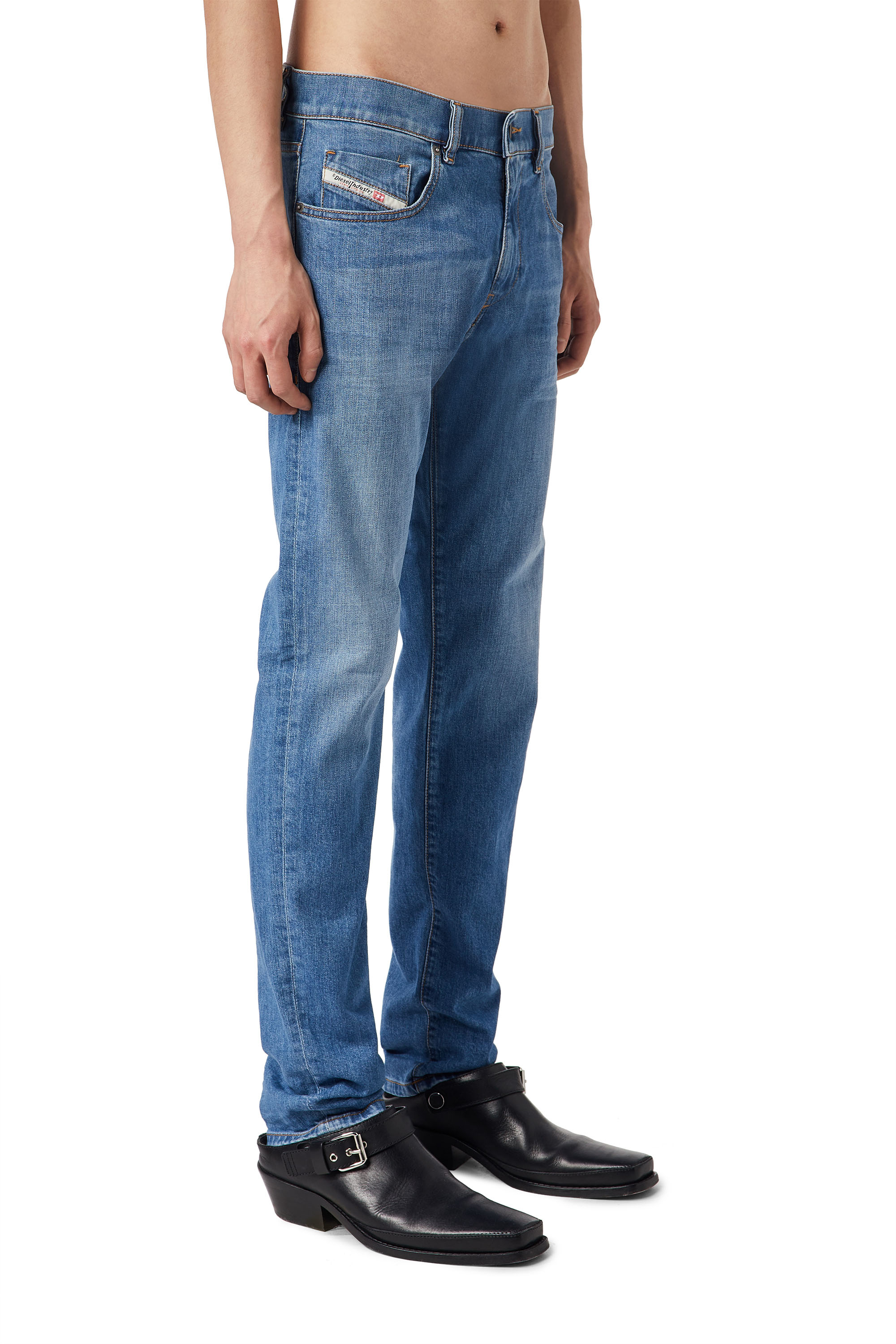 Diesel - 2019 D-STRUKT 0EHAJ Slim Jeans, Blu medio - Image 3