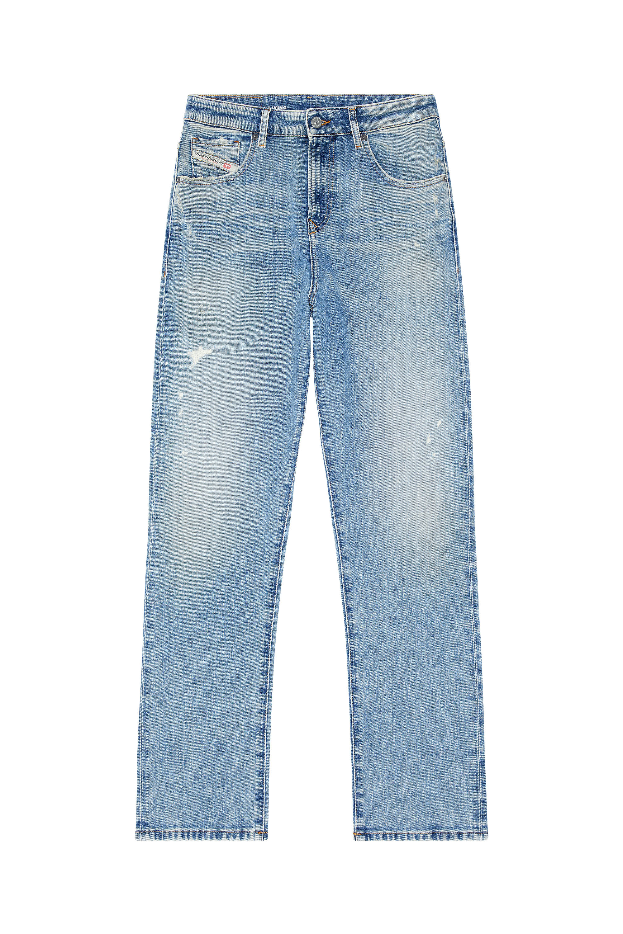 Diesel - Straight Jeans 1999 D-Reggy 007R4, Bleu Clair - Image 5