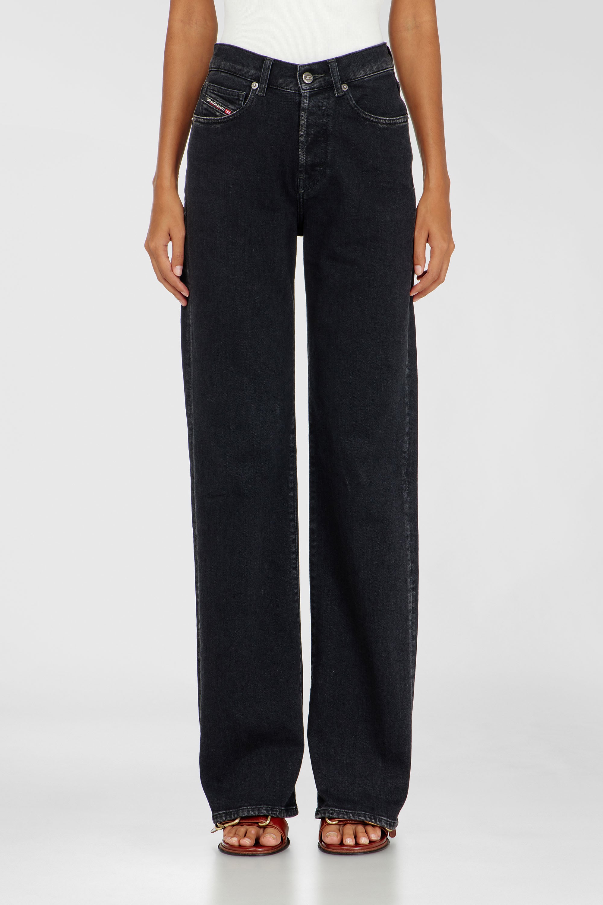 Diesel - Regular Jeans 1971 D-Sent 09N89 Femme, Noir/Gris fonc&eacute; - Image 2