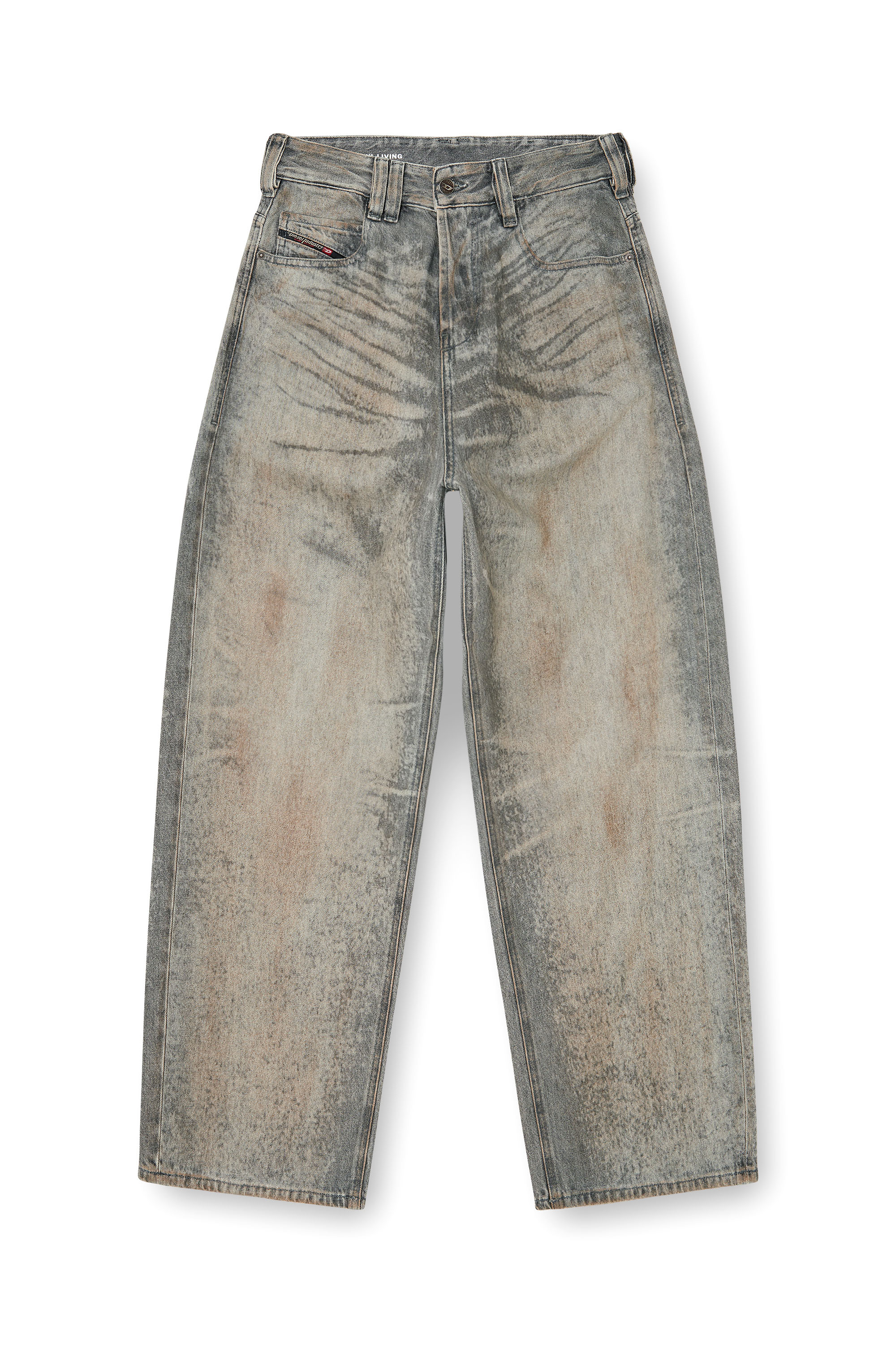 Diesel - Relaxed Jeans 1997 D-Enim-M 09P24 Mixte, Gris - Image 2