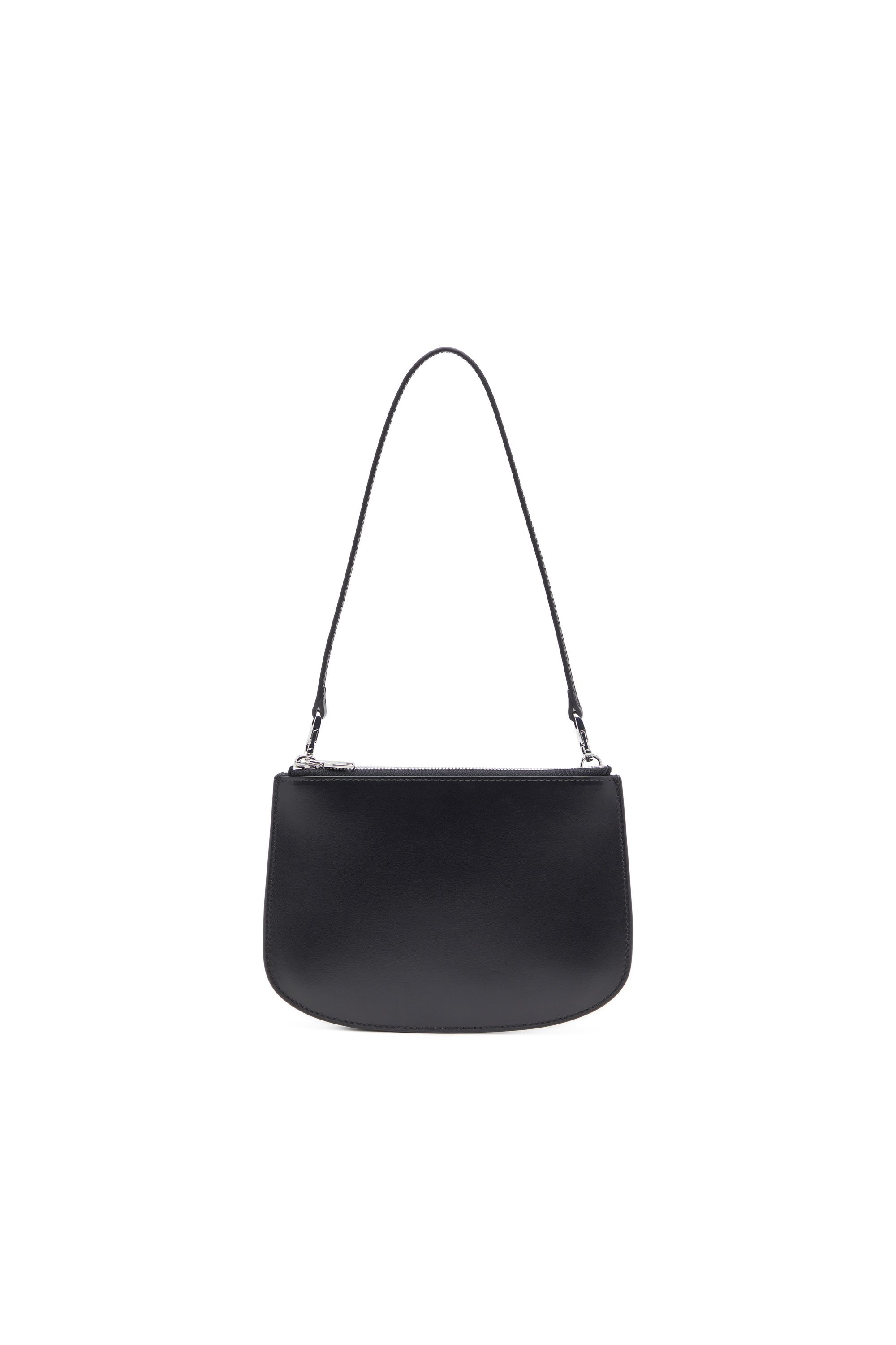 Diesel - 1DR TWIN, 1DR Twin-Sac épaule à deux pochettes en cuir imprimé Femme in Noir - 2