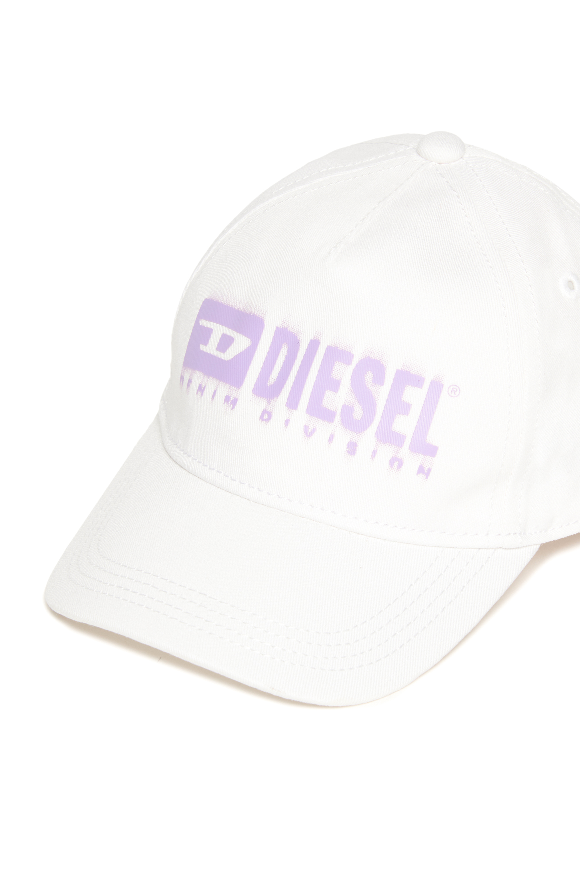 Diesel - FPRITTILB, Unisex Basecap aus Denim mit D&eacute;grad&eacute;-Logo in Wei&szlig; - 3
