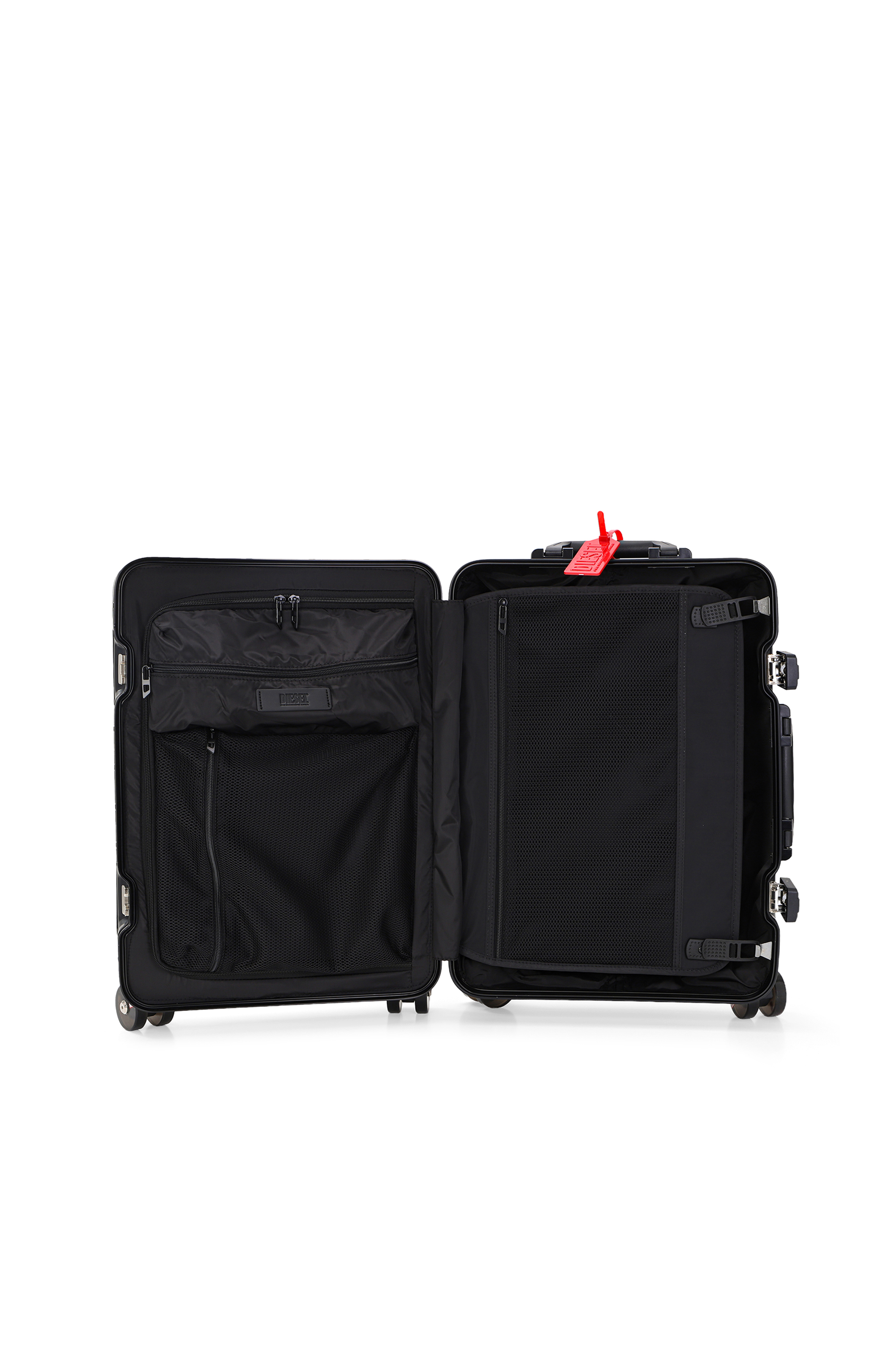 Diesel - DIESEL ALUMINUM TROLLEY- DSL002, Valise en aluminium taille S Mixte in Noir - 3