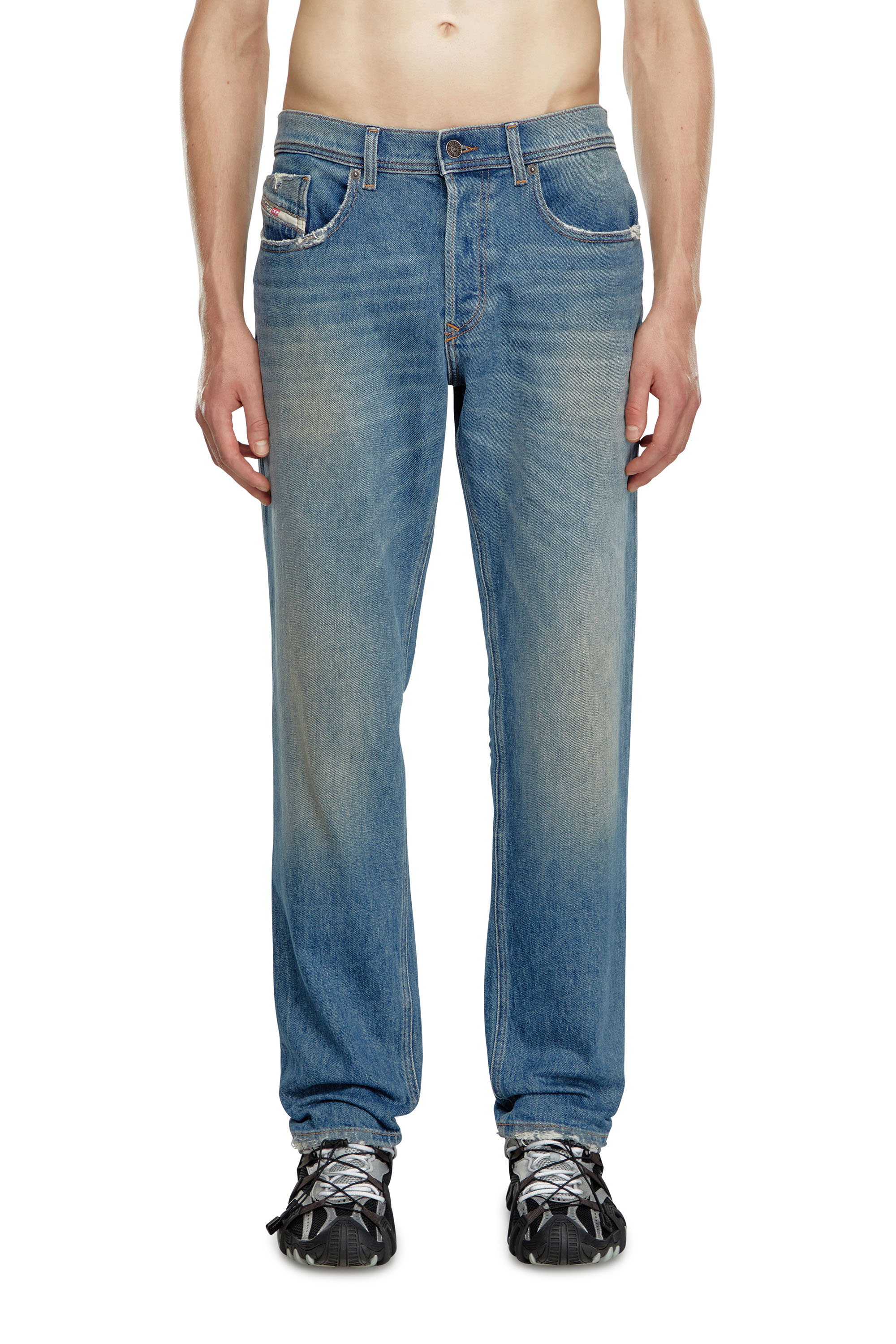 Diesel - Herren Tapered Jeans 2023 D-Finitive 0GRDB, Hellblau - Image 2