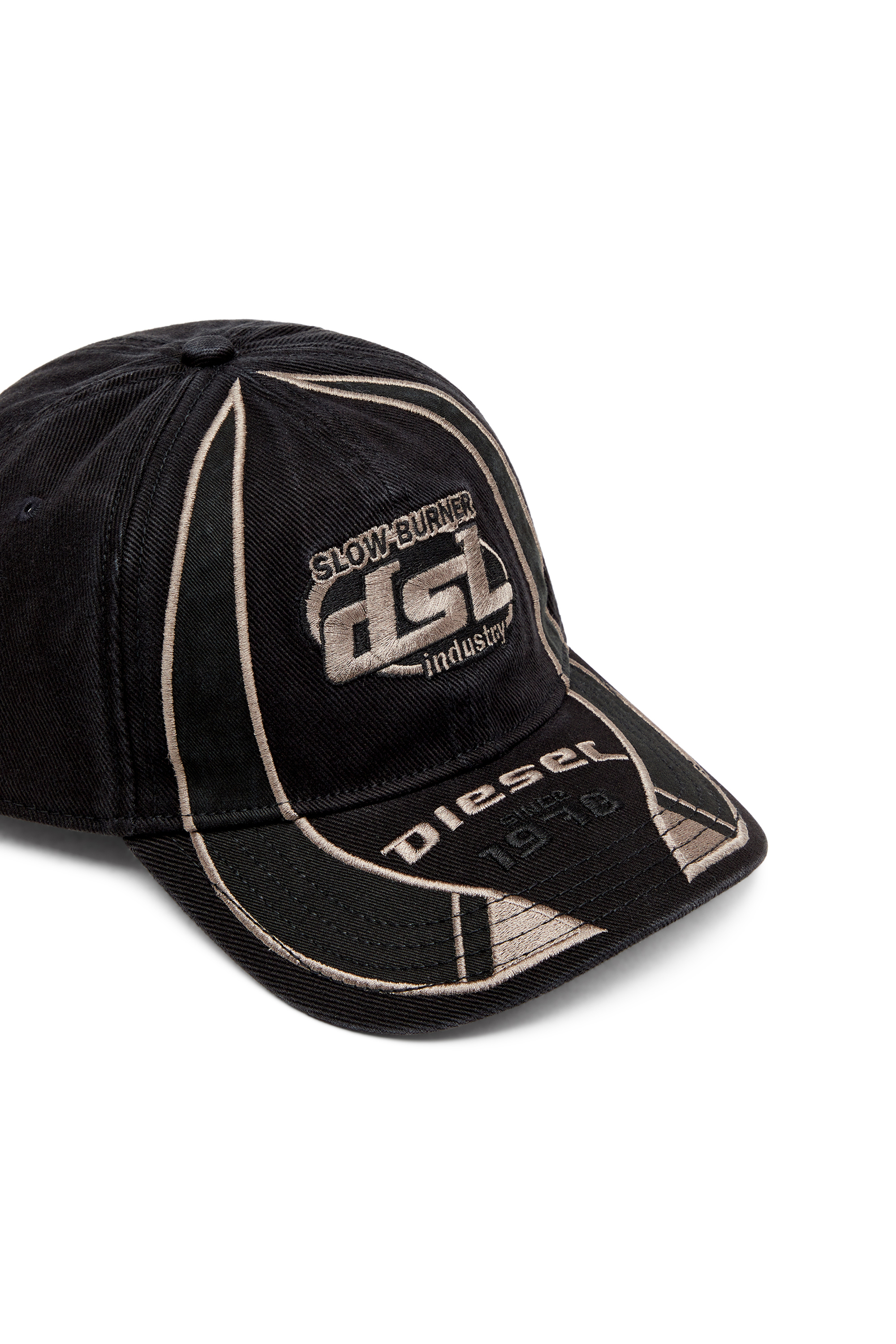 Diesel - C-ARSON, Cappello da baseball con ricami Uomo in Multicolor - 3